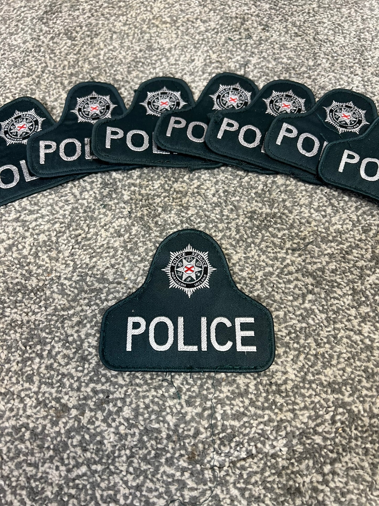 Obsolete Northern Ireland Police PSNI Badge Bell Patch Collectible Display TV