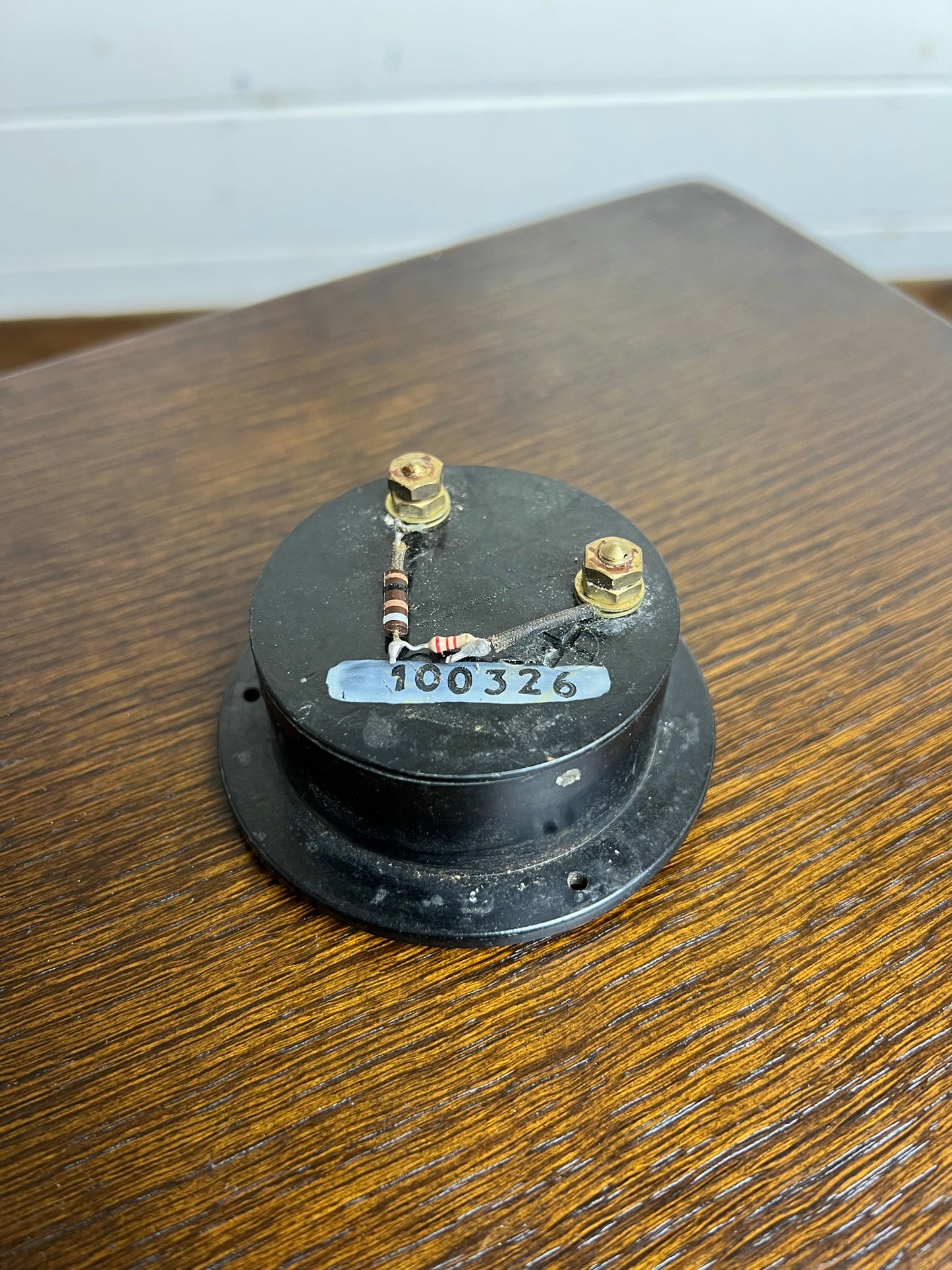 Vintage Military OHMS Meter Gauge WWII Aircraft War Date Broad Arrow