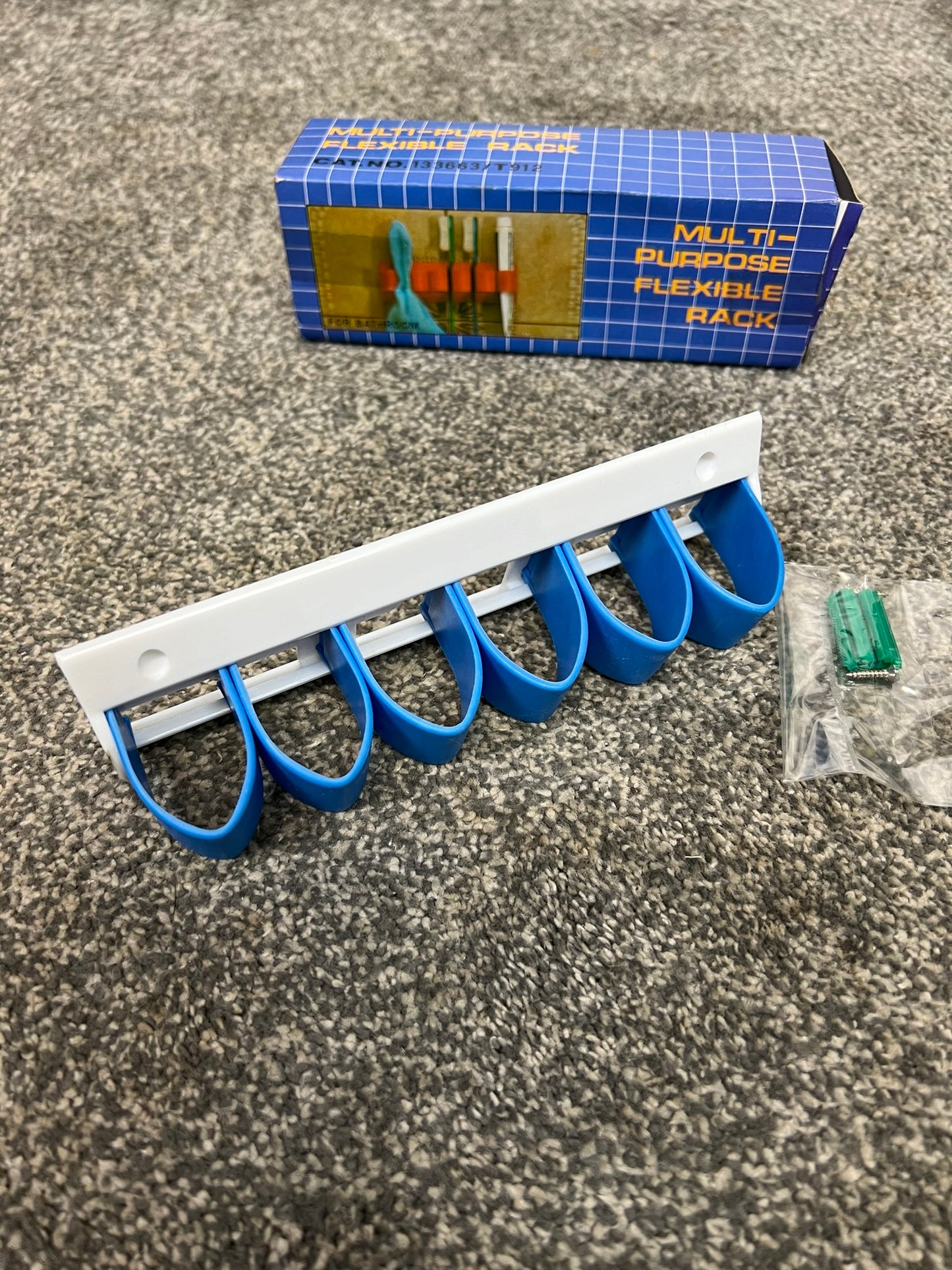Vintage 1950's Multi Purpose Flexible Rack Kitchen Bathroom Mid Century Quirky Retro
