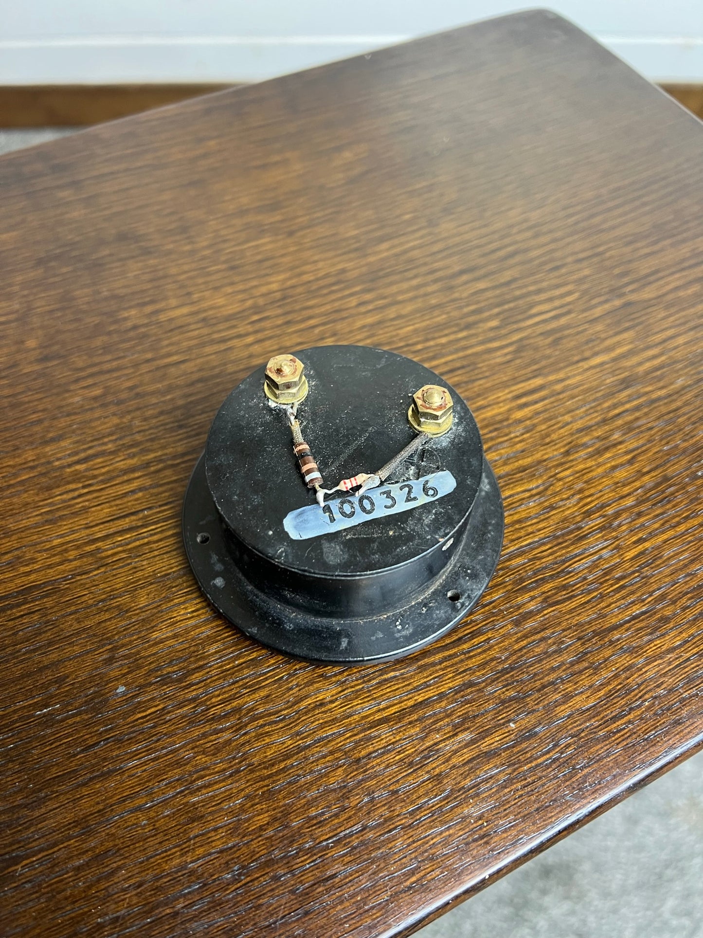 Vintage Military OHMS Meter Gauge WWII Aircraft War Date Broad Arrow