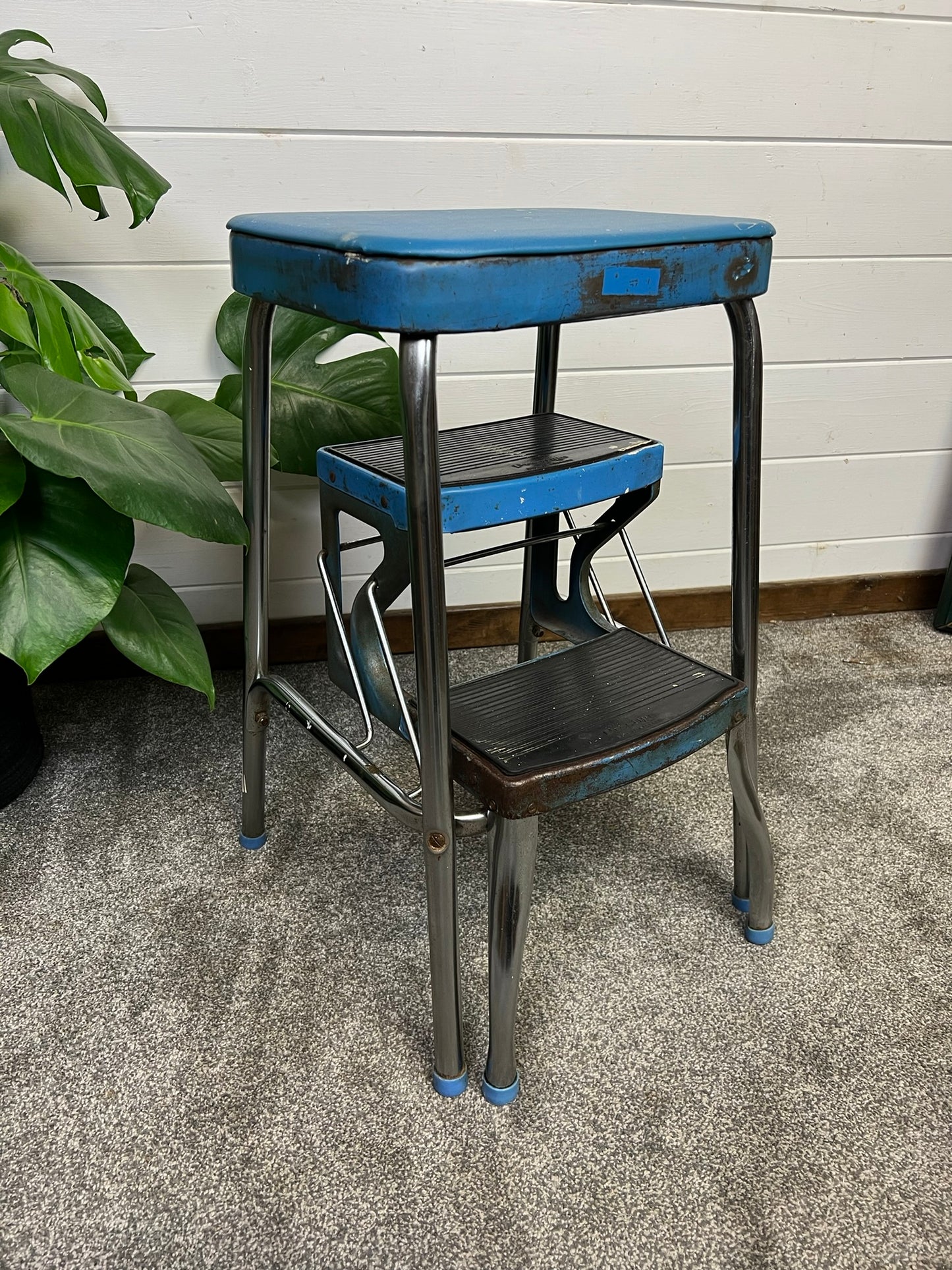 Vintage Retro Folding Step Stool Mid Century Made by Prestige 50's Retro Kitchen