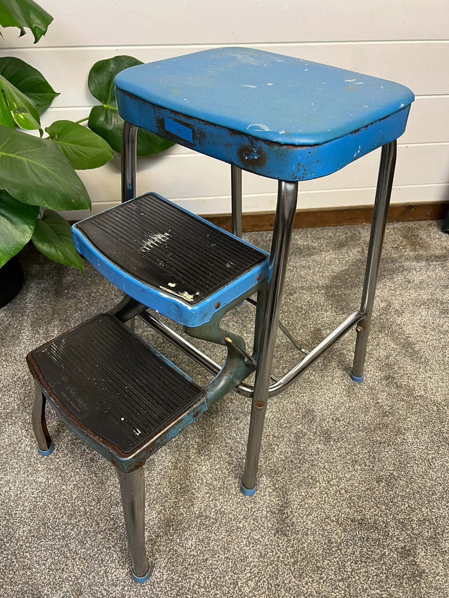 Vintage Retro Folding Step Stool Mid Century Made by Prestige 50's Retro Kitchen
