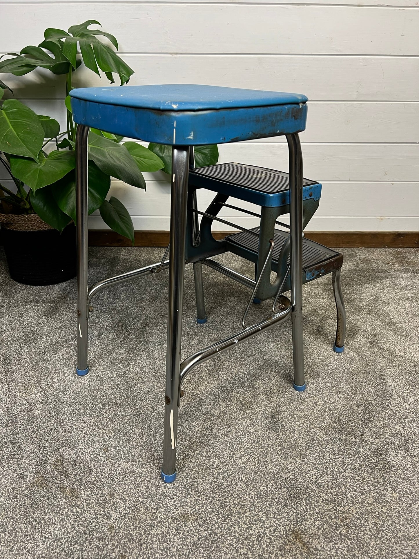 Vintage Retro Folding Step Stool Mid Century Made by Prestige 50's Retro Kitchen