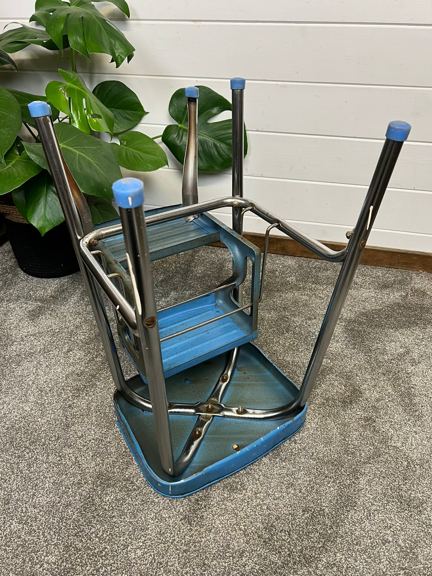 Vintage Retro Folding Step Stool Mid Century Made by Prestige 50's Retro Kitchen