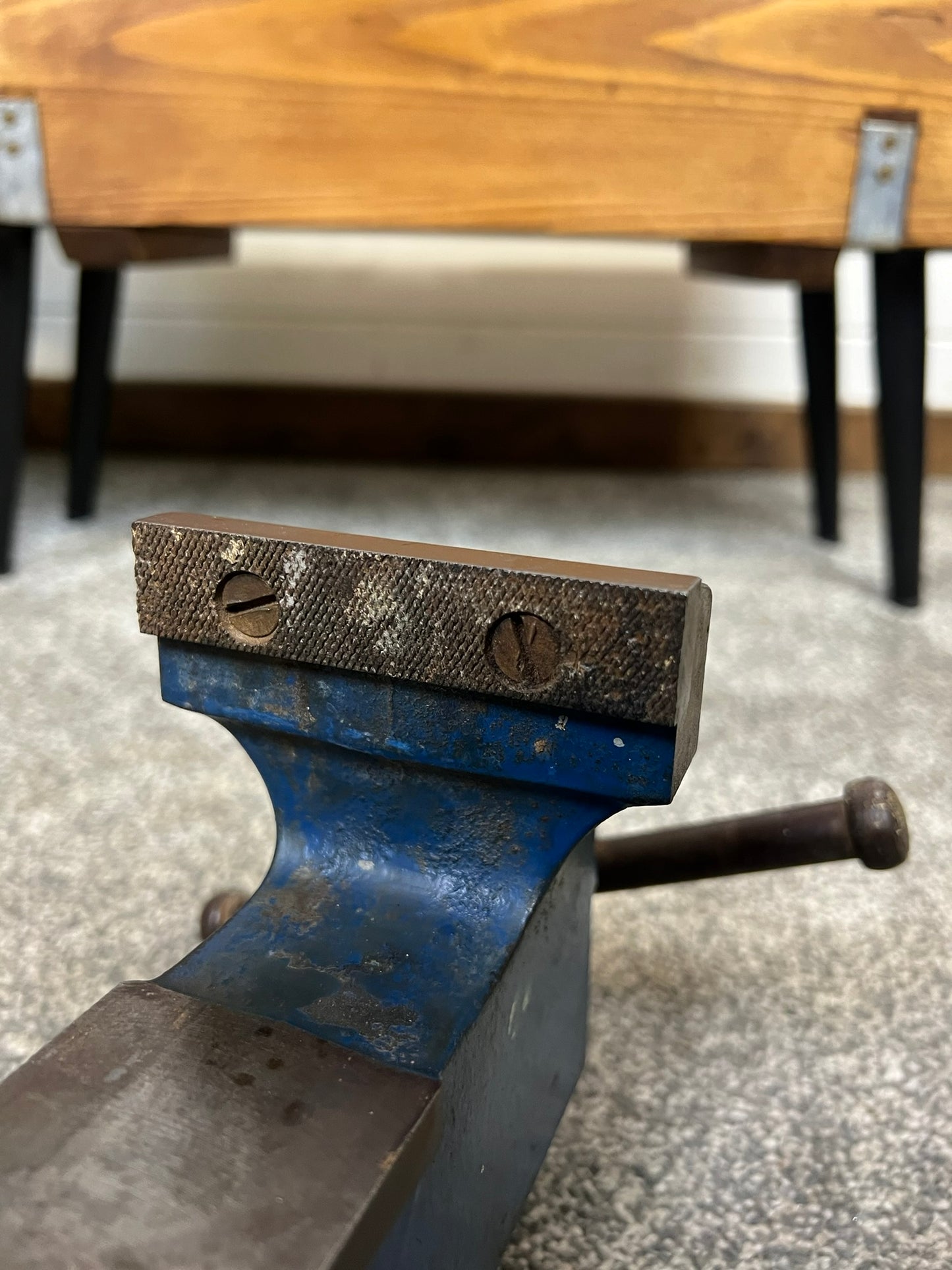 Vintage Record No 2 Bench Vice 3.5" Jaw Heavy Duty Workshop Garage Engineers Vice