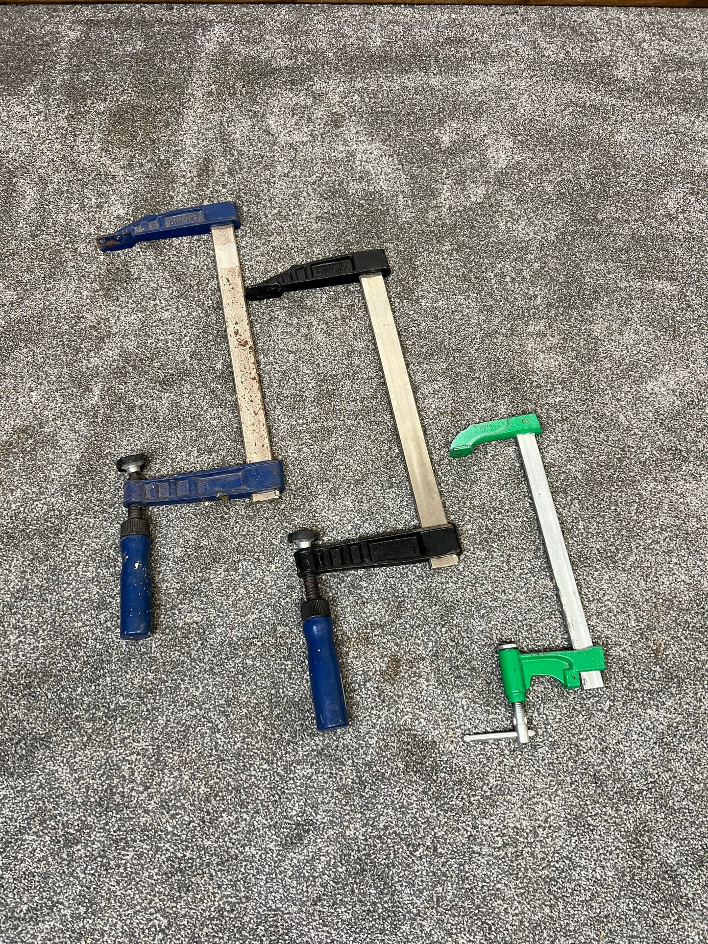 3x Woodwork F Clamp Job Lot Carpenter Workshop Tools