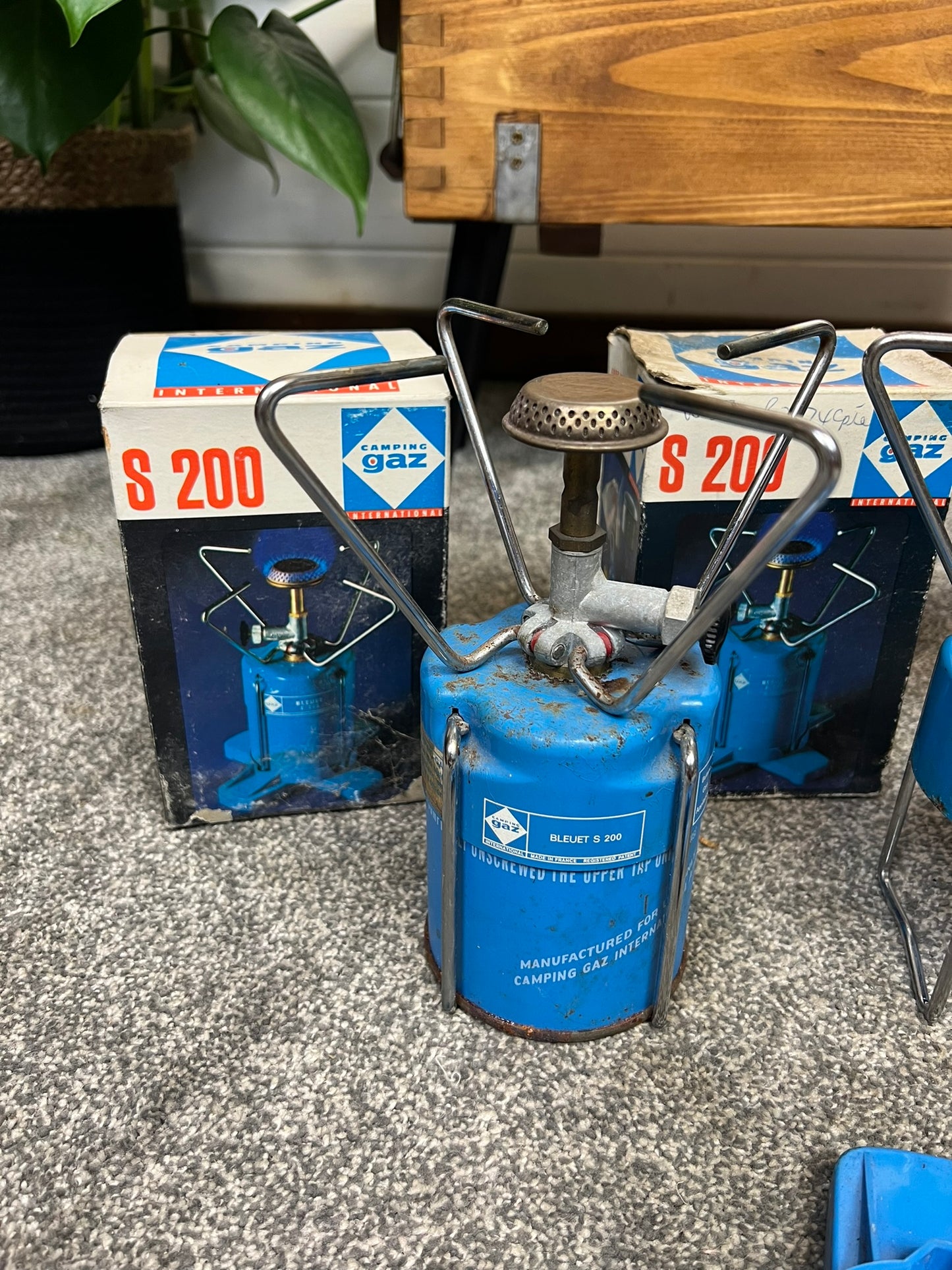 4x Vintage Camping Gaz Stove & Lantern Lamp Job Lot Camping Cooking
