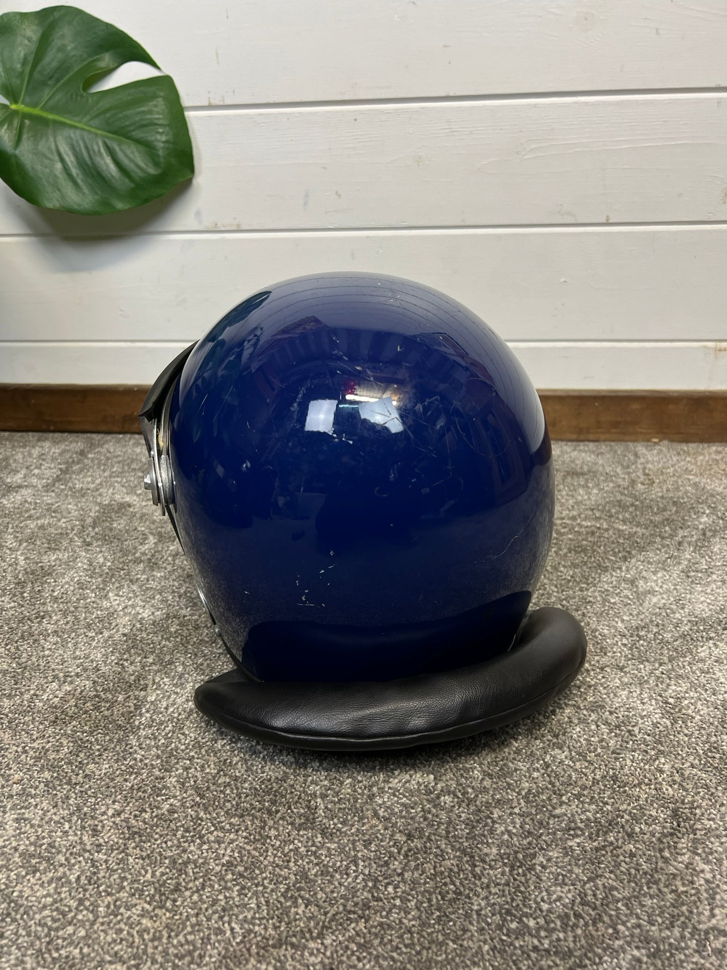 Ex Police Riot Helmet Genuine Obsolete Public Order Protection 62-63cm Collectible Security Film Prop Display