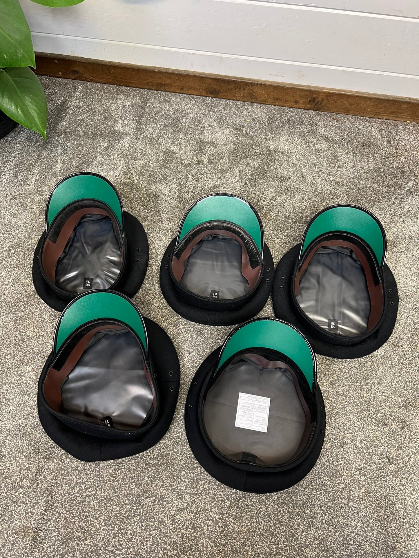 Ex Police Black Peak Cap Genuine Issue Chauffeur Fancy Dress Theatre Film Prop Collectible