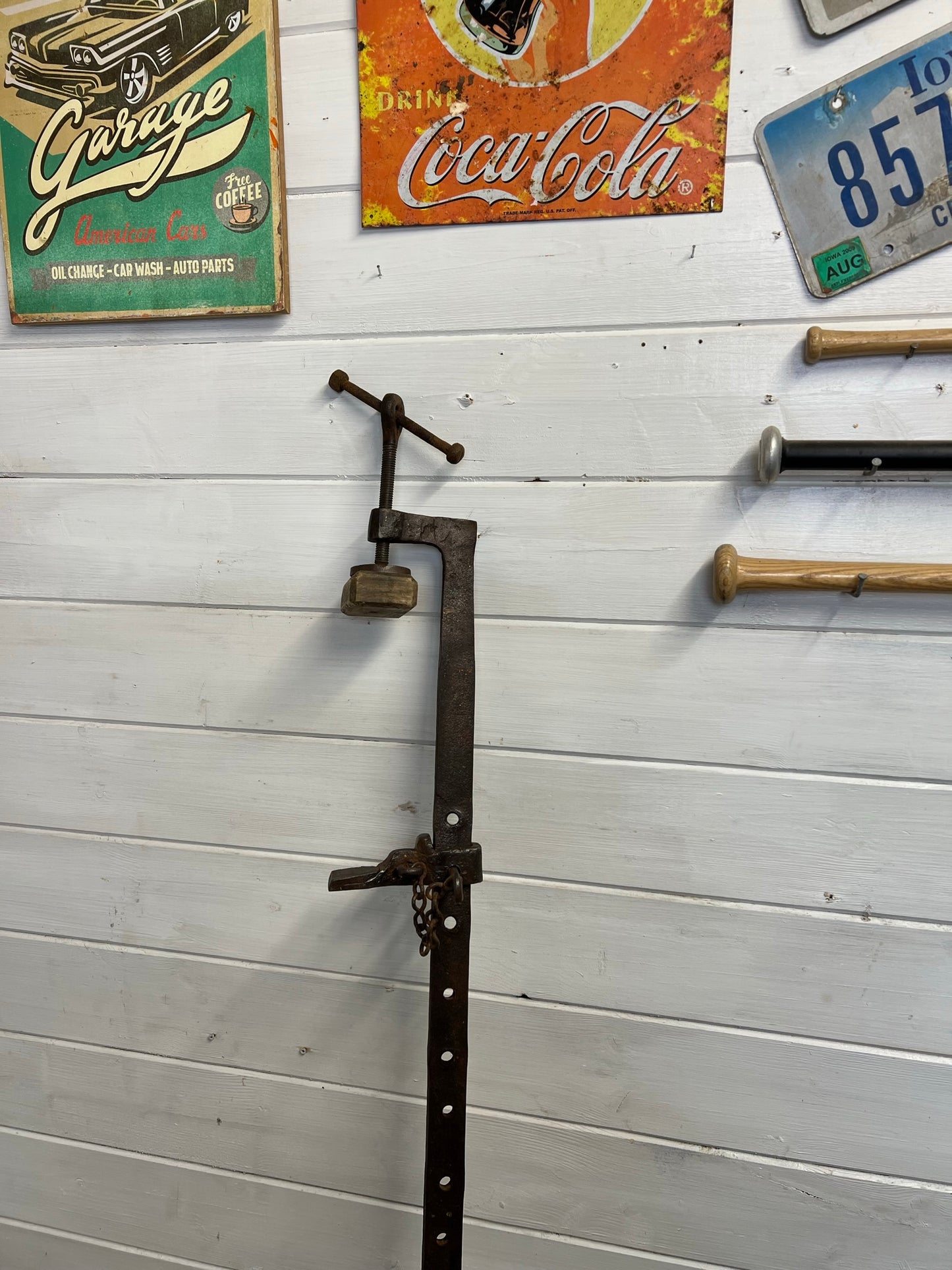 Vintage Woodwork Sash Clamp Old Carpenter Workshop Tools