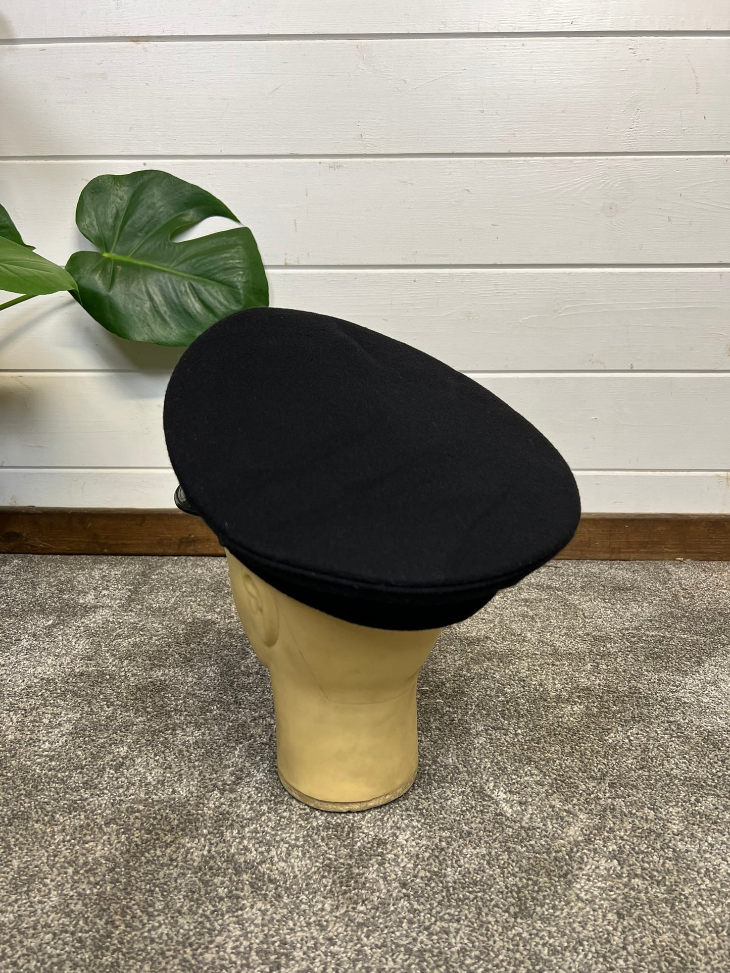 Vintage Ex Police Superintendent Wool Peak Cap 60cm Braided Peak Collectible Prop Display