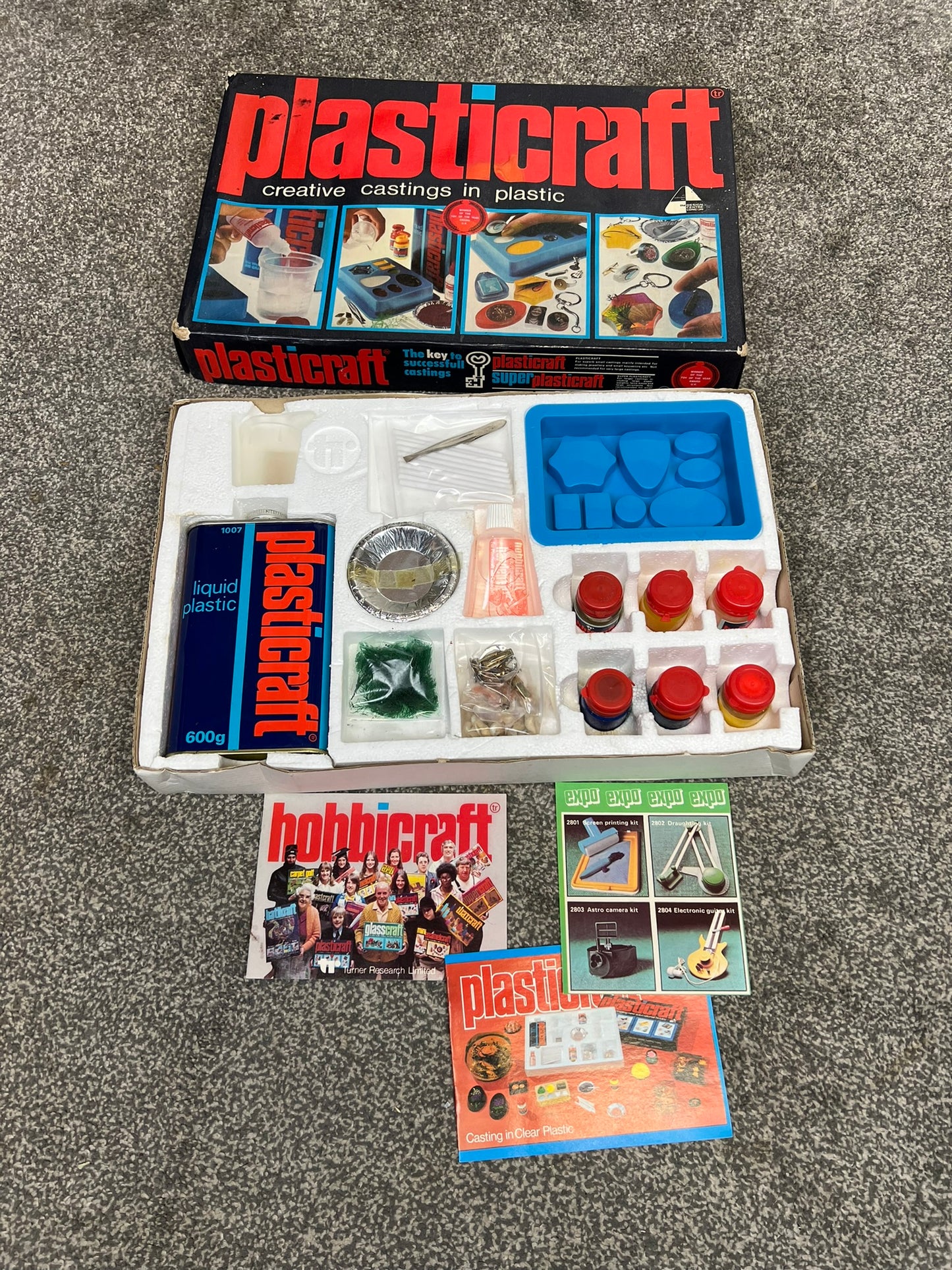 Vintage 1970's Plasticraft Craft Toy Unused Plastic Casting Vintage Collectible Toys