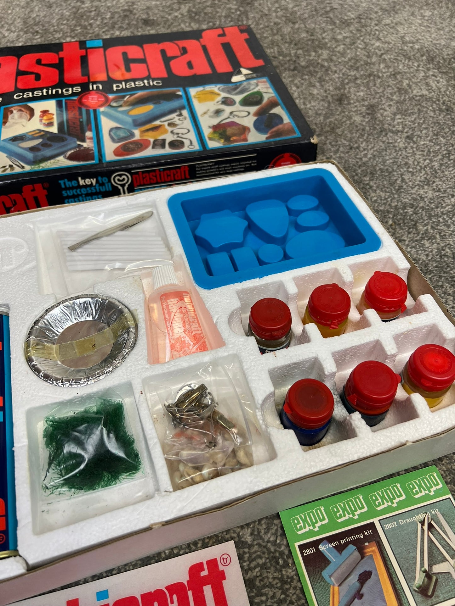 Vintage 1970's Plasticraft Craft Toy Unused Plastic Casting Vintage Collectible Toys