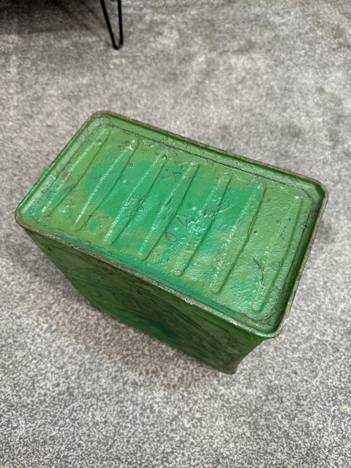 Vintage Pratts Valor Petrol Can with Pratts Brass Cap Vintage Home Decor Display