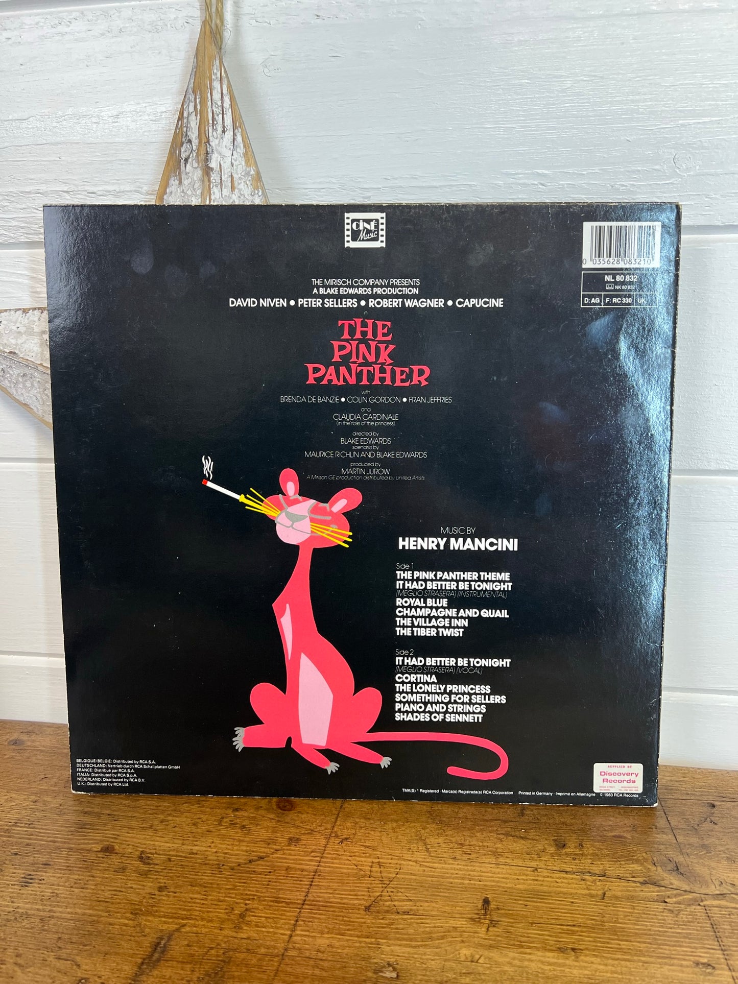 Henry Mancini - The Pink Panther LP Vinyl Record RCA Records