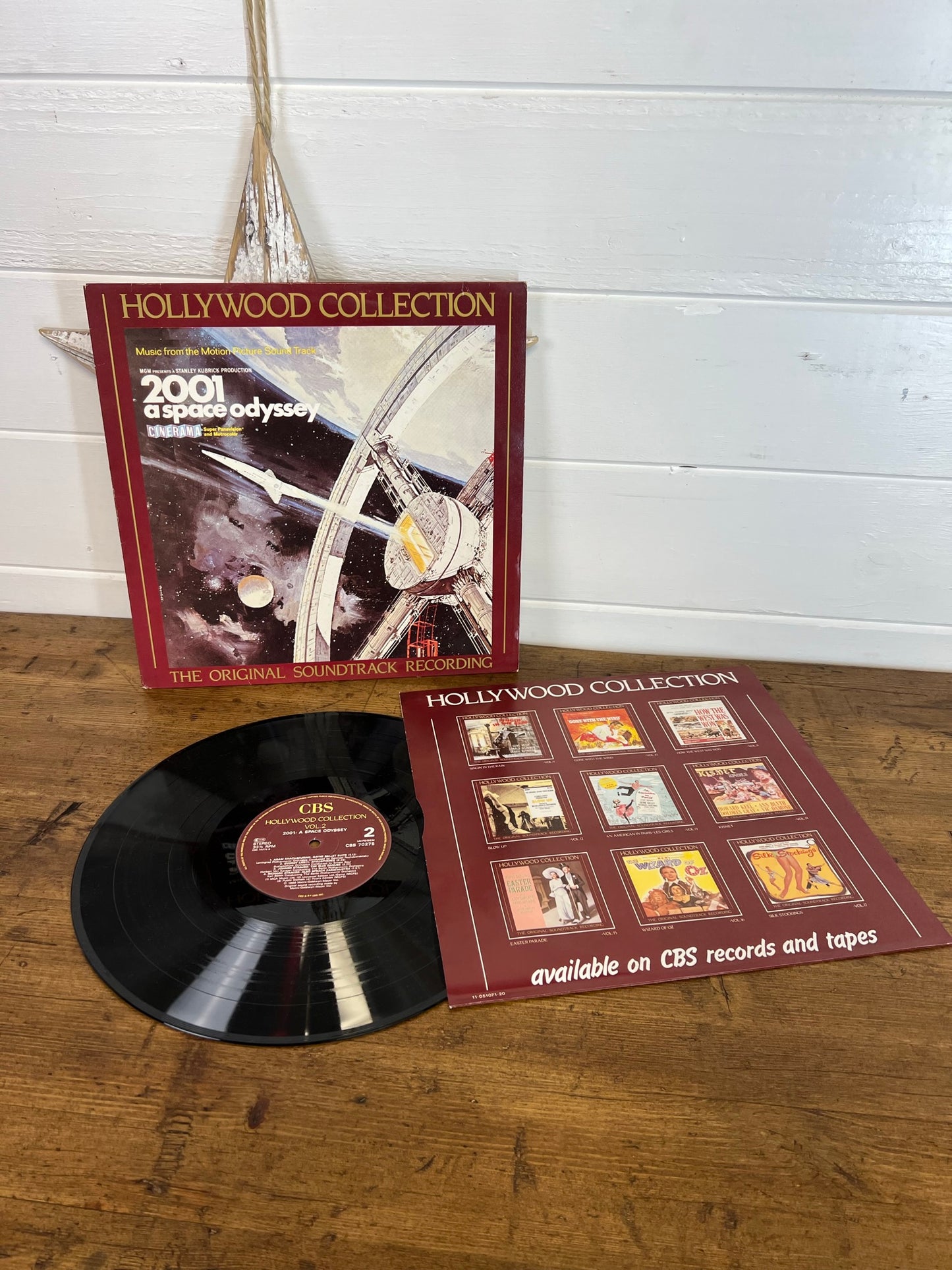 Hollywood Collection 2001 A Space Odyssey LP Vinyl Record CBS 1968