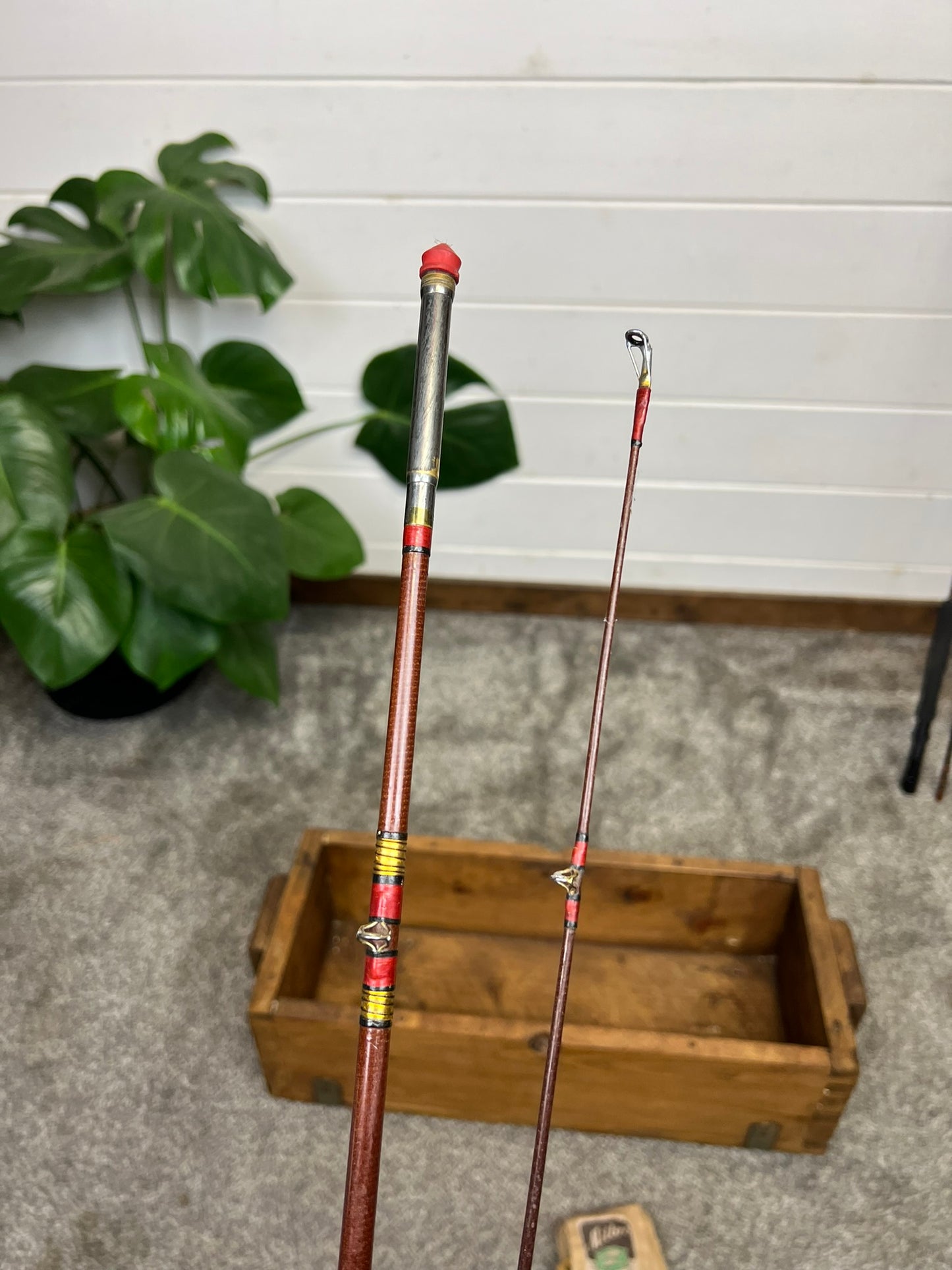 Vintage Milbro Trufly 8.5ft Fly Rod Fibreglass Fishing Rod - Made in Scotland