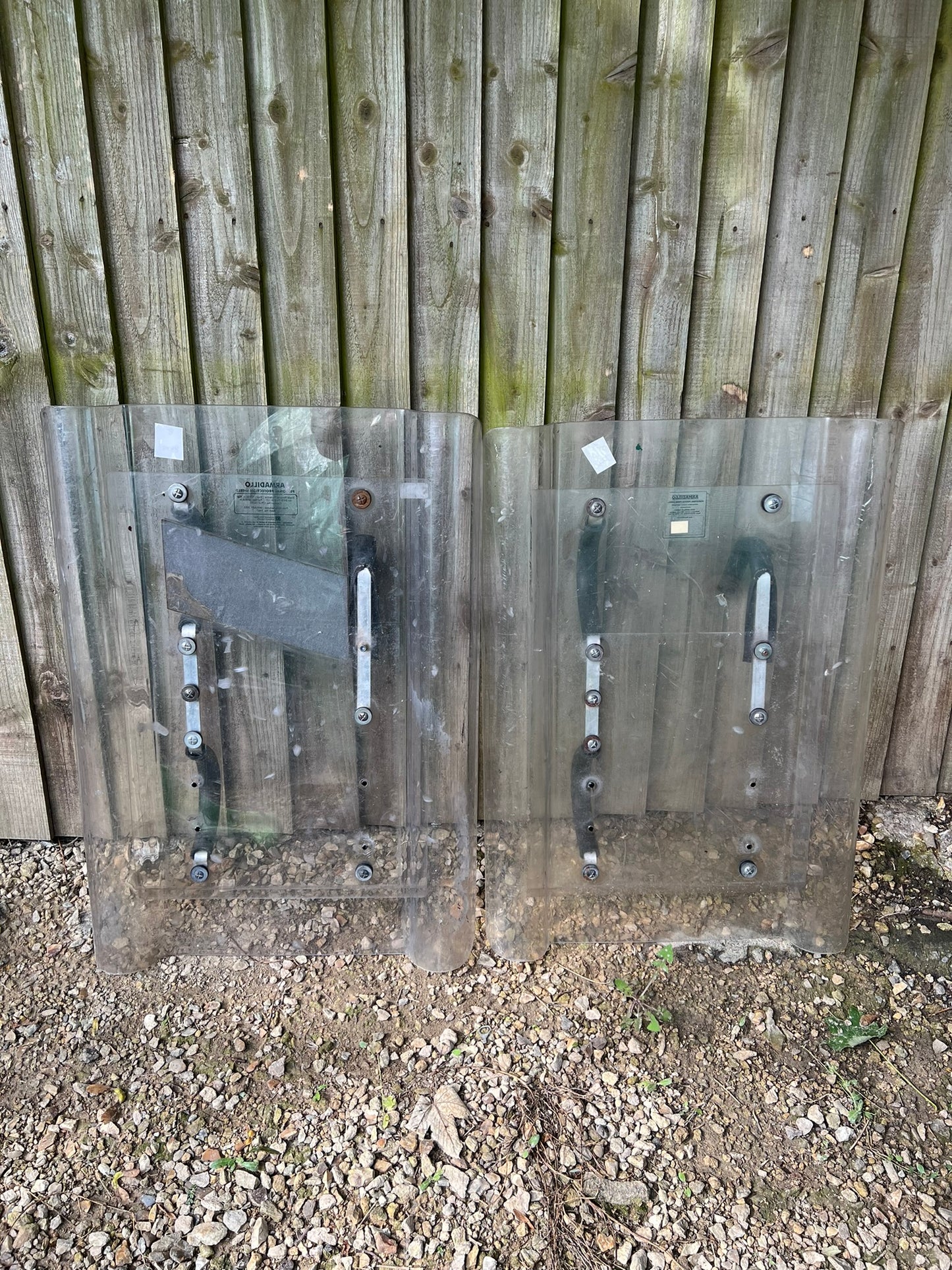 Vintage British Police Riot Shield Wall Art Display Film Prop Collectible