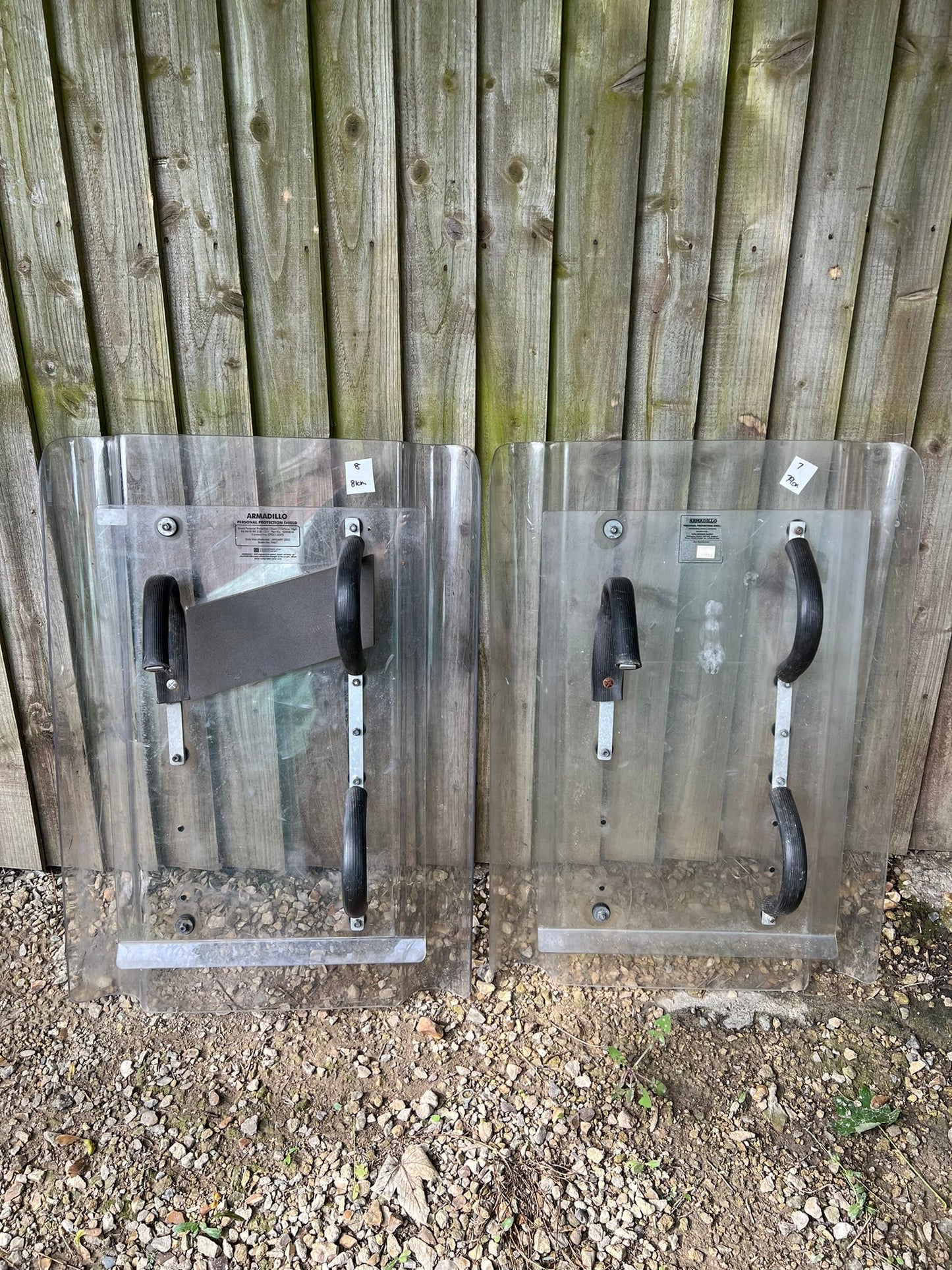 Vintage British Police Riot Shield Wall Art Display Film Prop Collectible