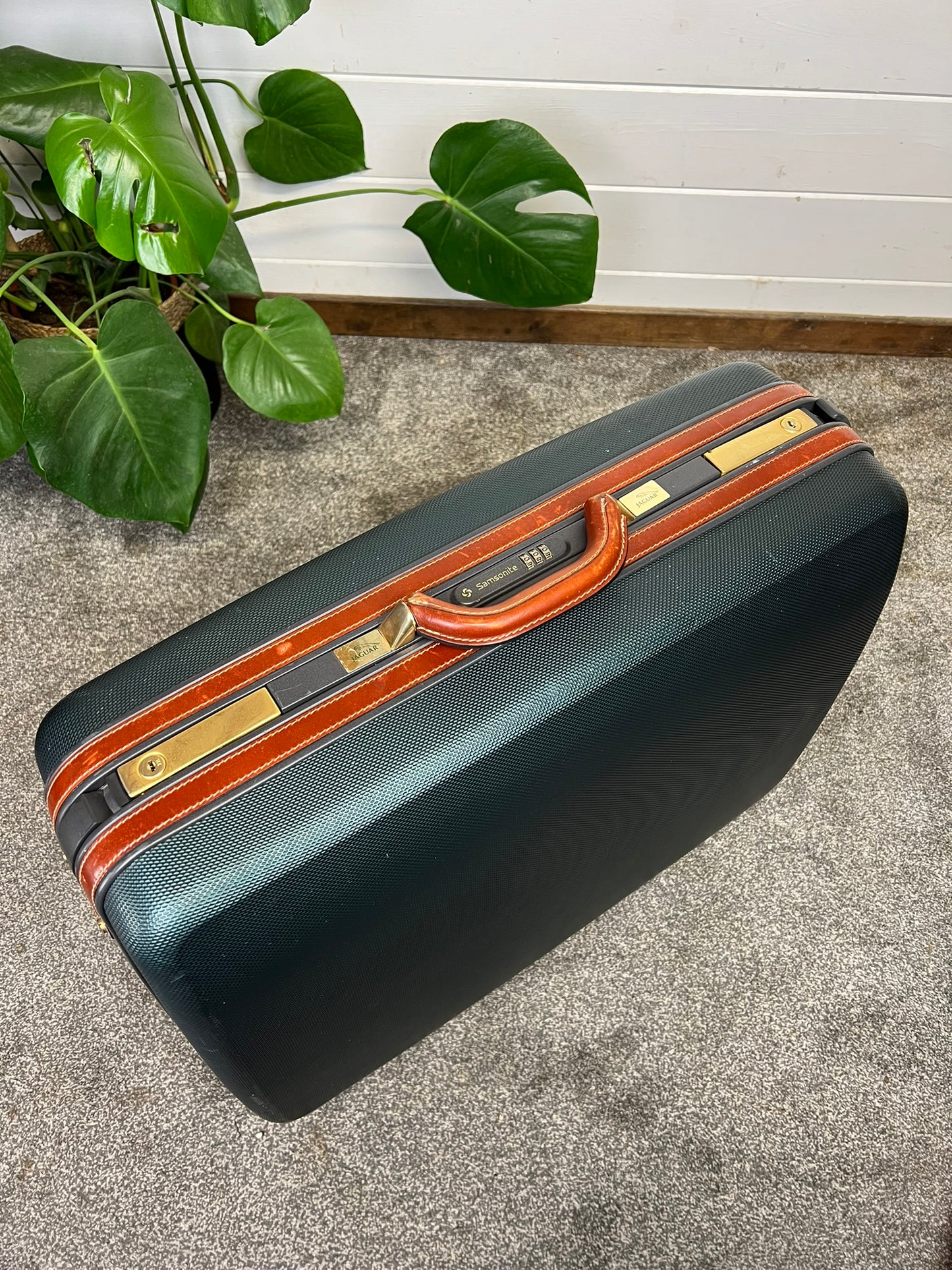 Samsonite Suitcase Limited Edition Jaguar Hard Shell Luxury Luggage Case