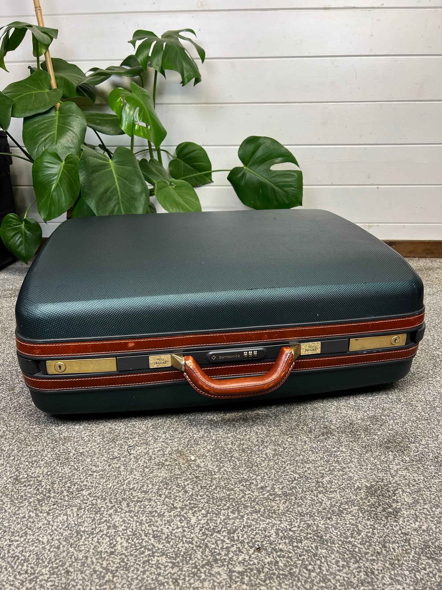 Samsonite Suitcase Limited Edition Jaguar Hard Shell Luxury Luggage Case