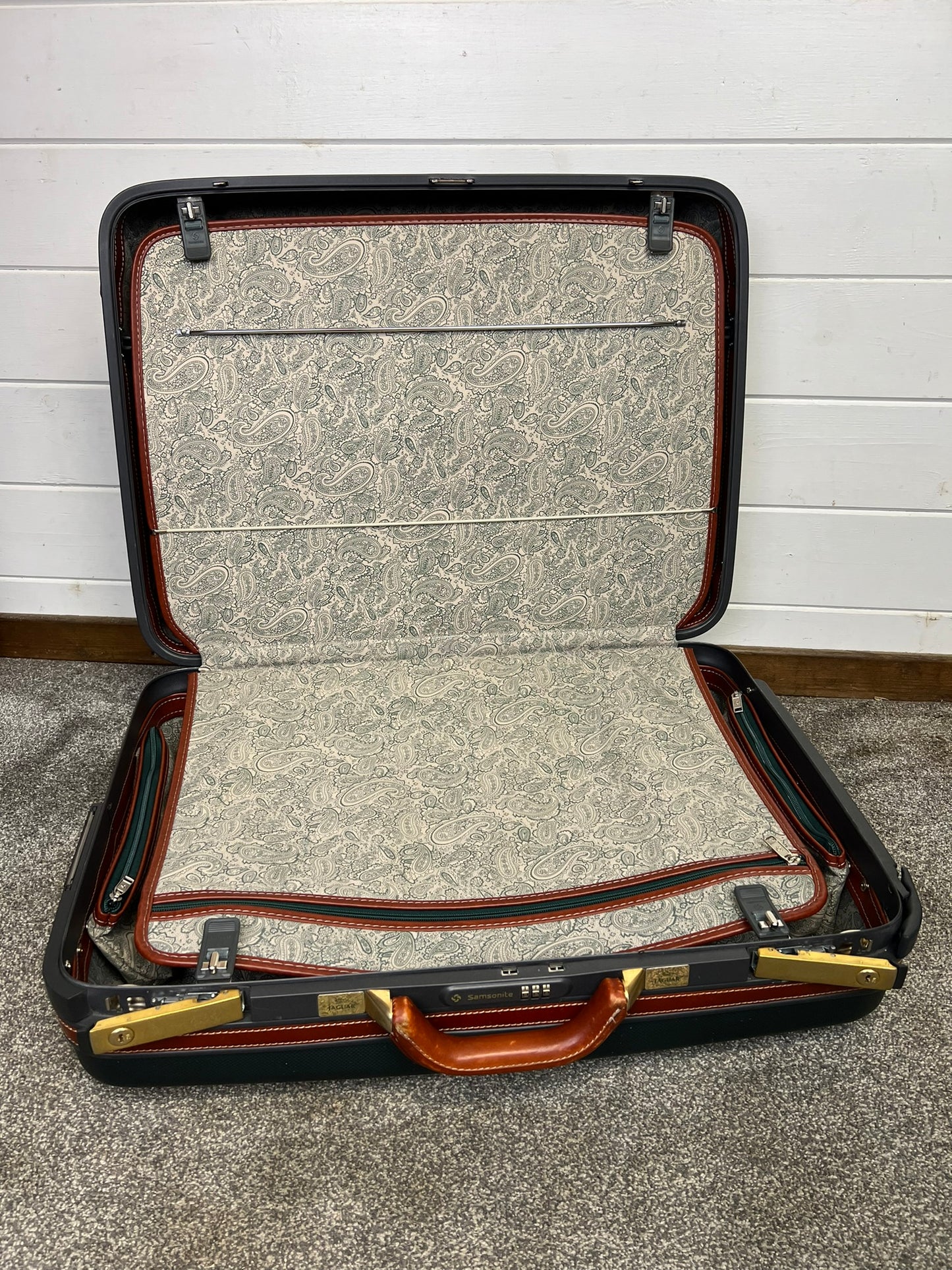 Samsonite Suitcase Limited Edition Jaguar Hard Shell Luxury Luggage Case