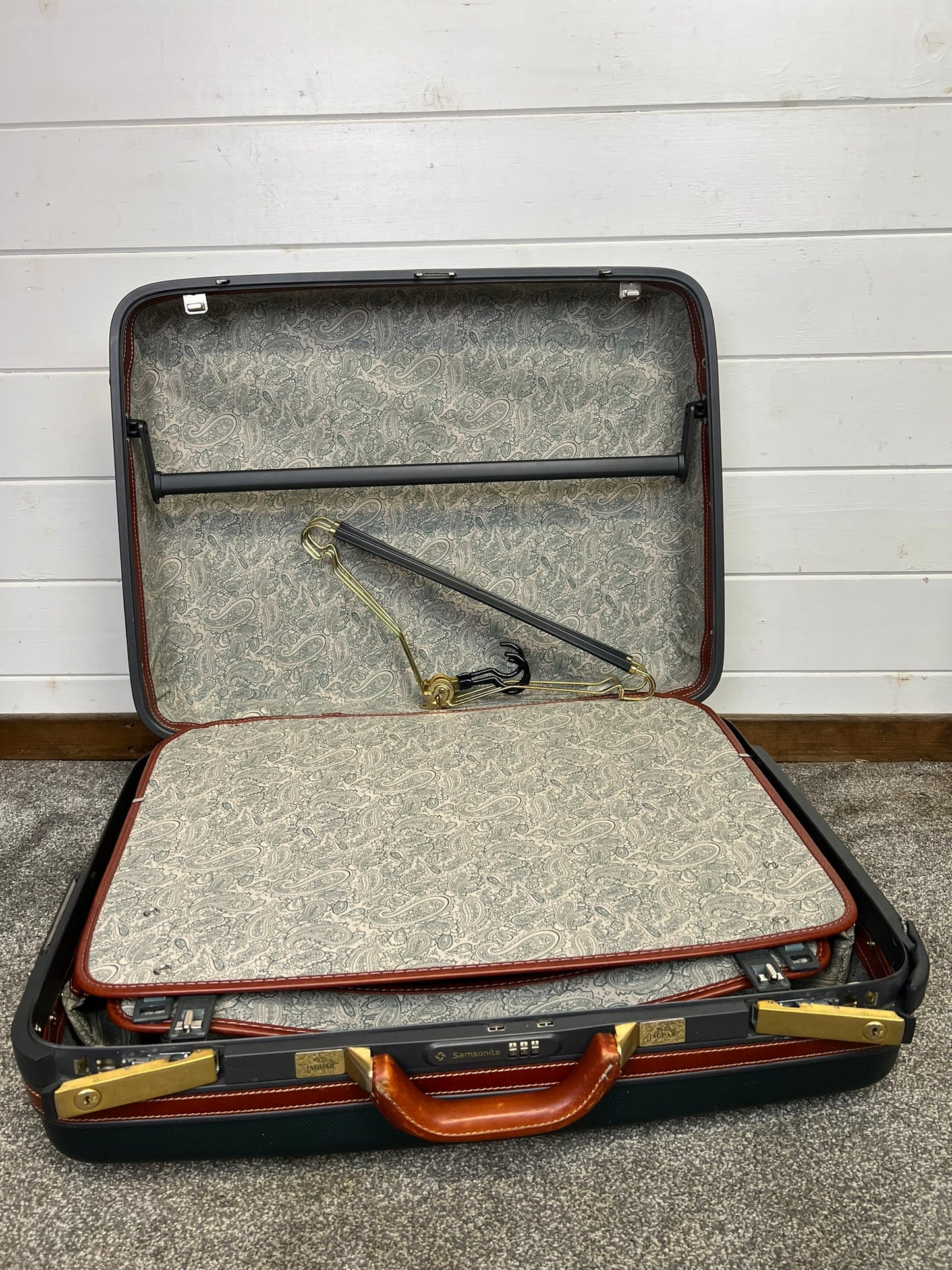 Samsonite Suitcase Limited Edition Jaguar Hard Shell Luxury Luggage Case