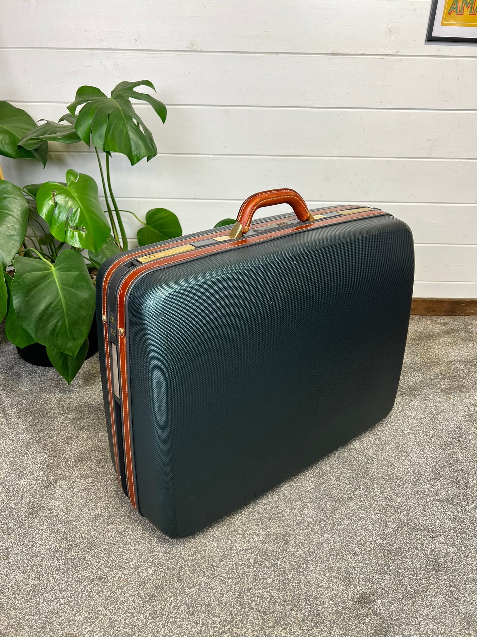 Samsonite Suitcase Limited Edition Jaguar Hard Shell Luxury Luggage Case