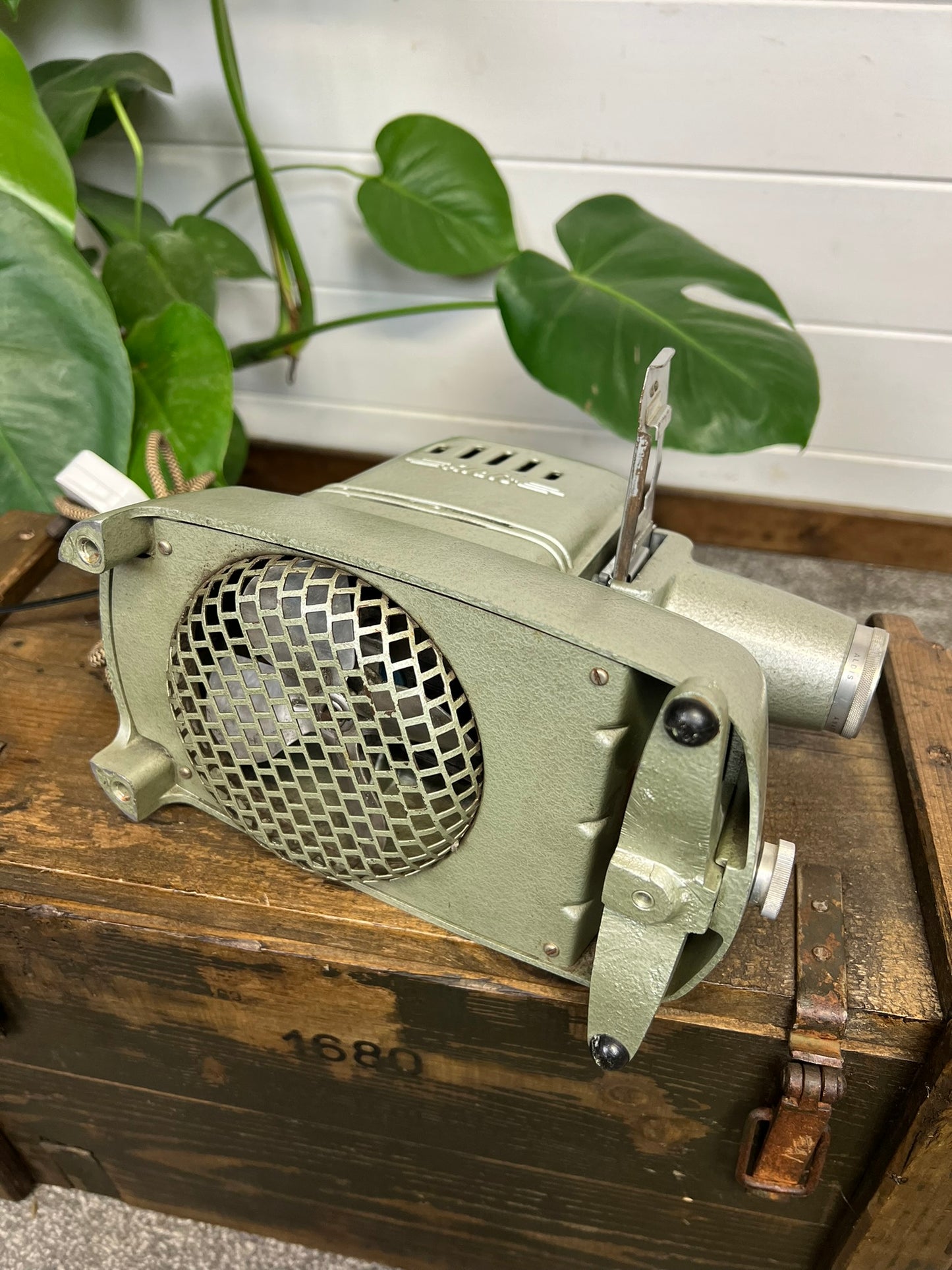 Vintage Aldis Aspheric Slide Projector Lamp 1950's Retro Collectable Industrial Display