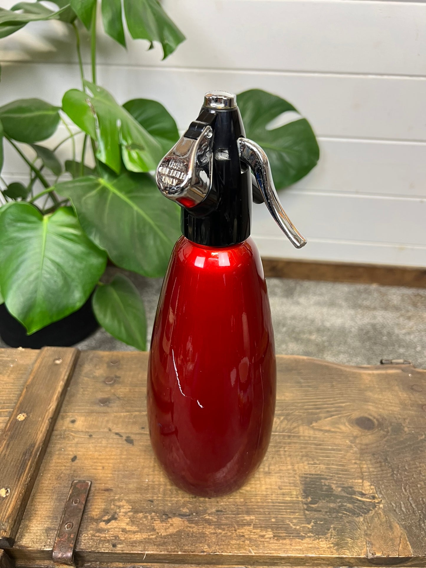 Vintage BOC Sparklets 60's 70's Red Soda Syphon