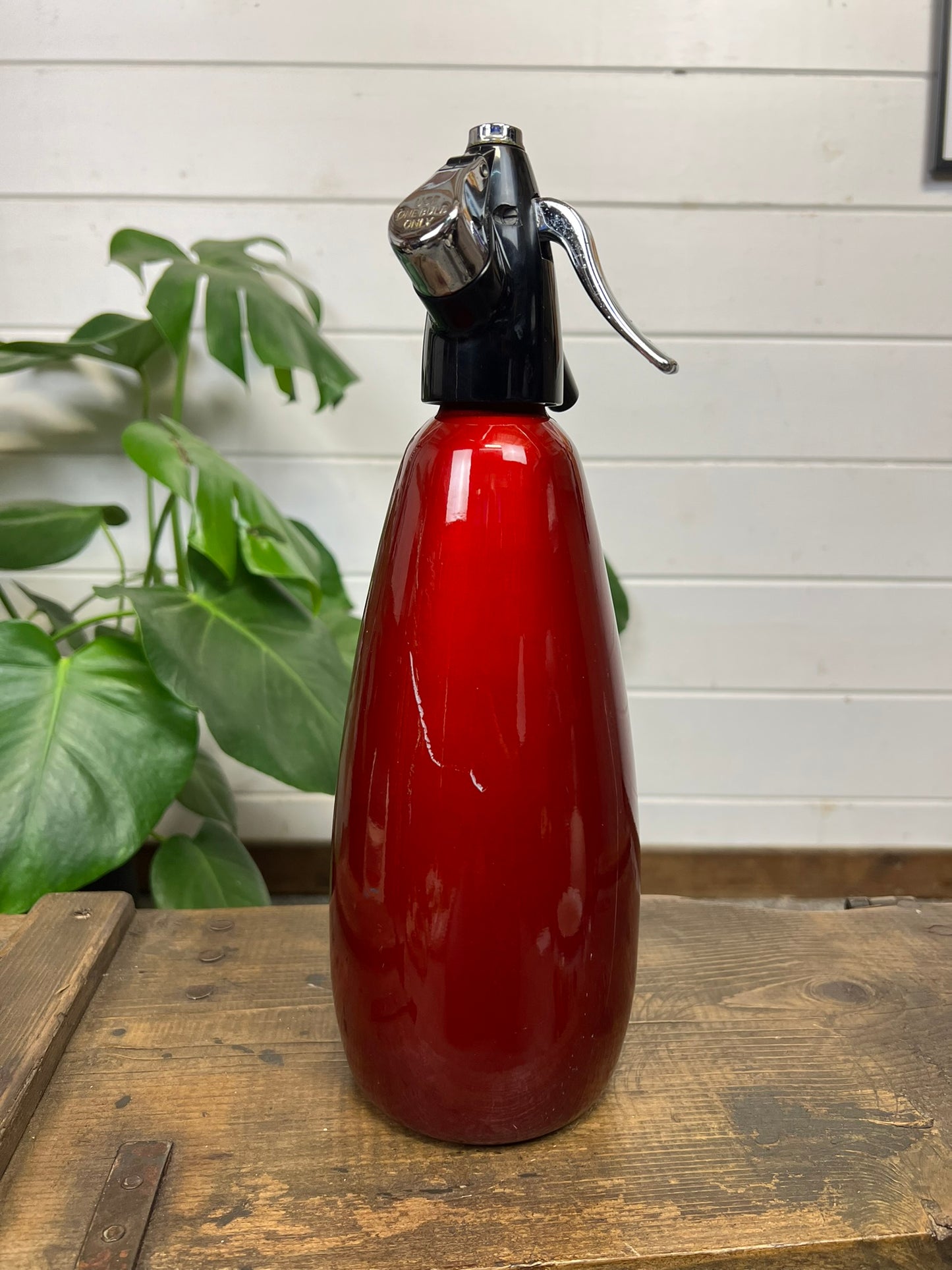 Vintage BOC Sparklets 60's 70's Red Soda Syphon