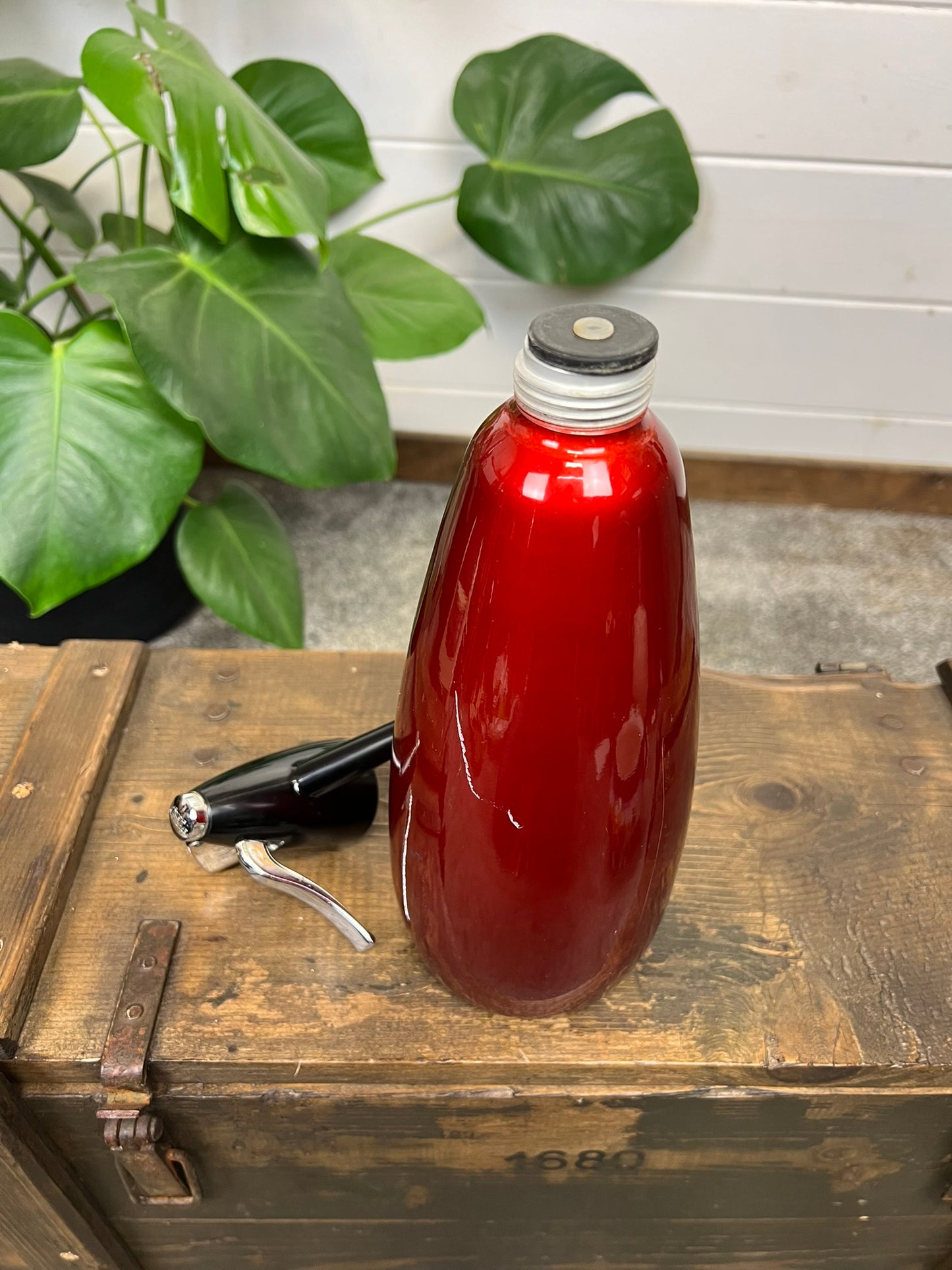 Vintage BOC Sparklets 60's 70's Red Soda Syphon