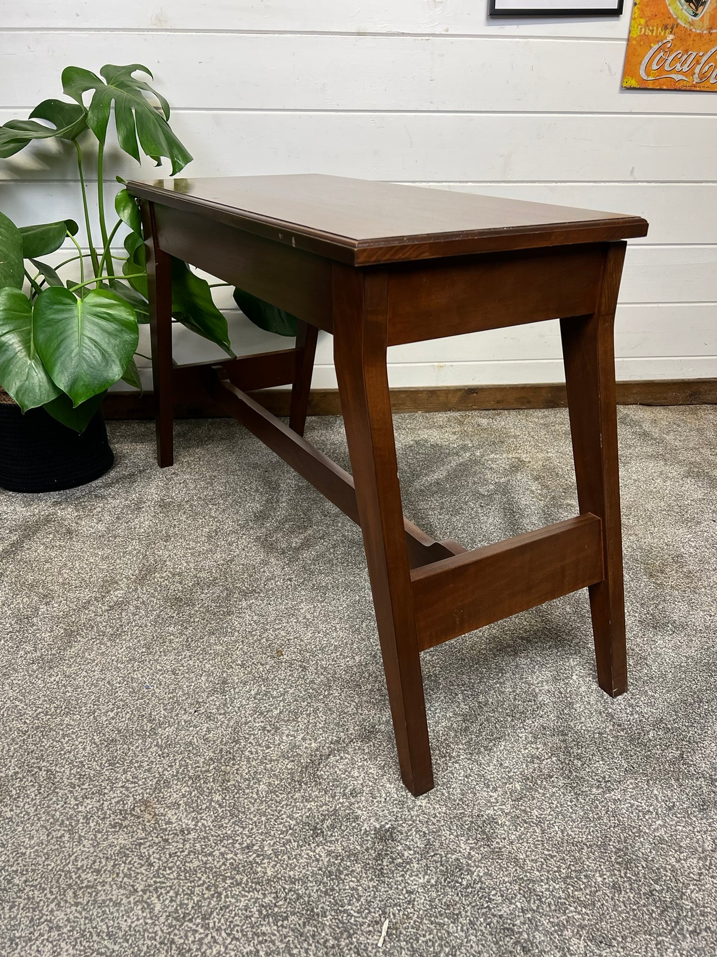 Vintage Duet Piano Stool Mid Century Modern Window Seat With Storage