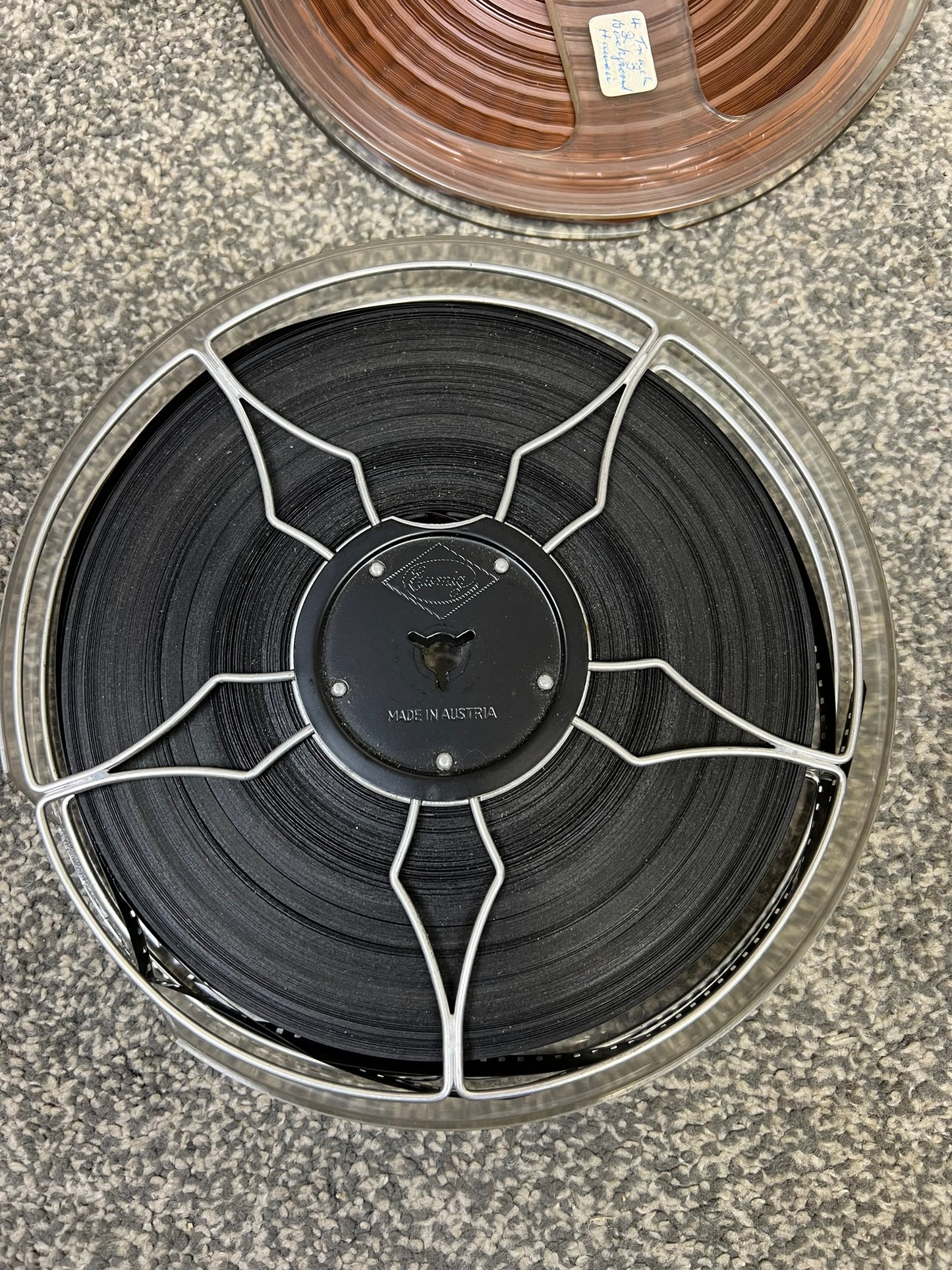 Vintage Projector 7" Film Movie Reel Spools 50's Retro Decor