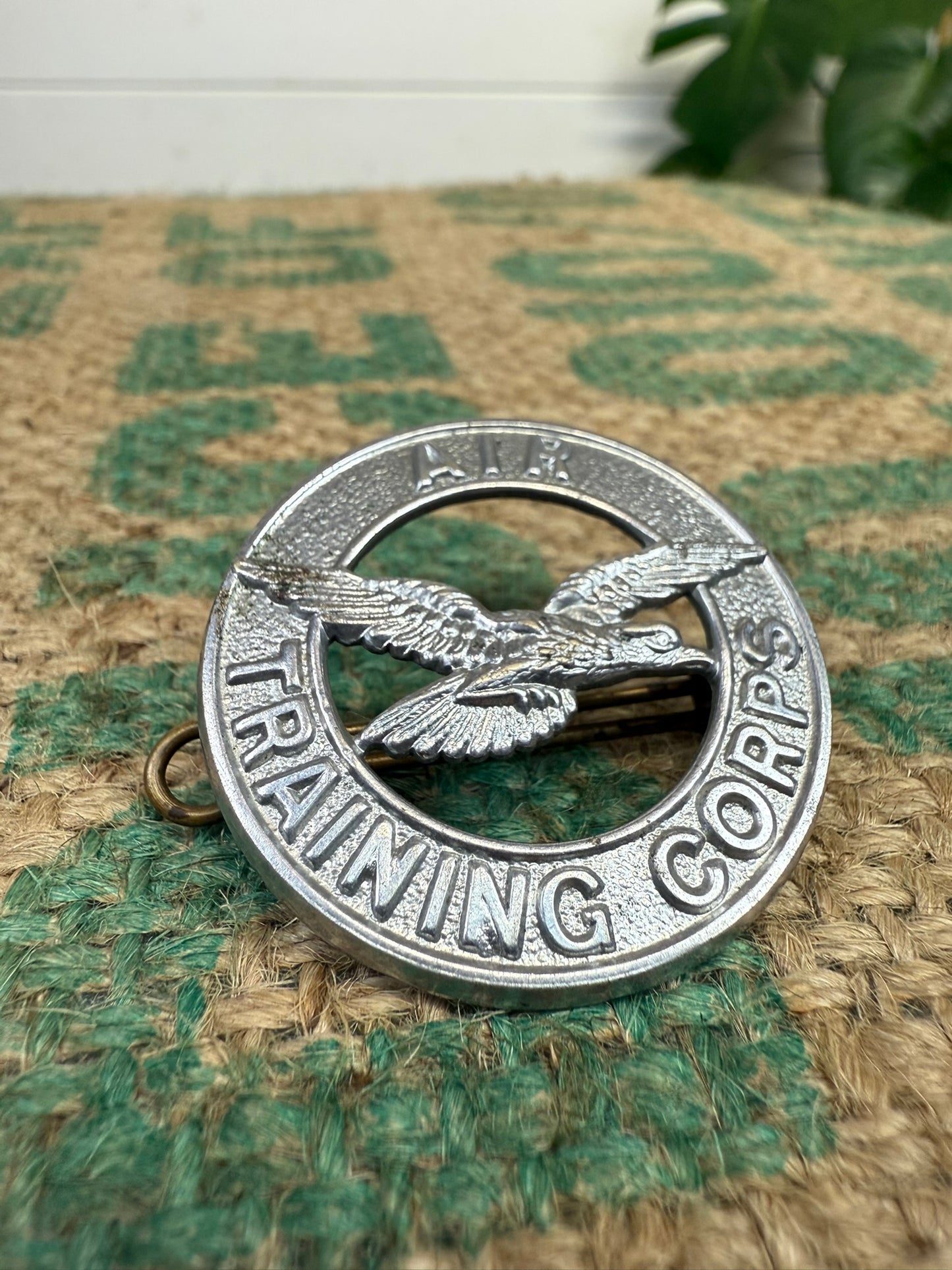 Vintage British Military Air Training Corps Cap Badge