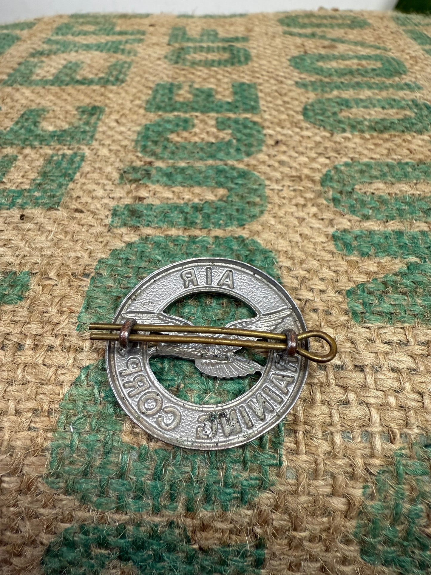 Vintage British Military Air Training Corps Cap Badge