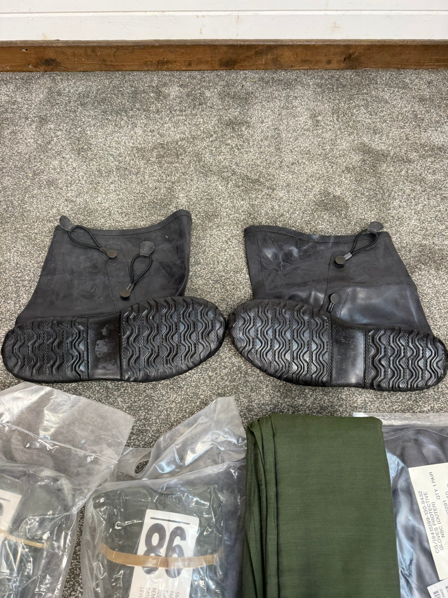 Ex Military NBC Job Lot Suit Gloves Boots British Army