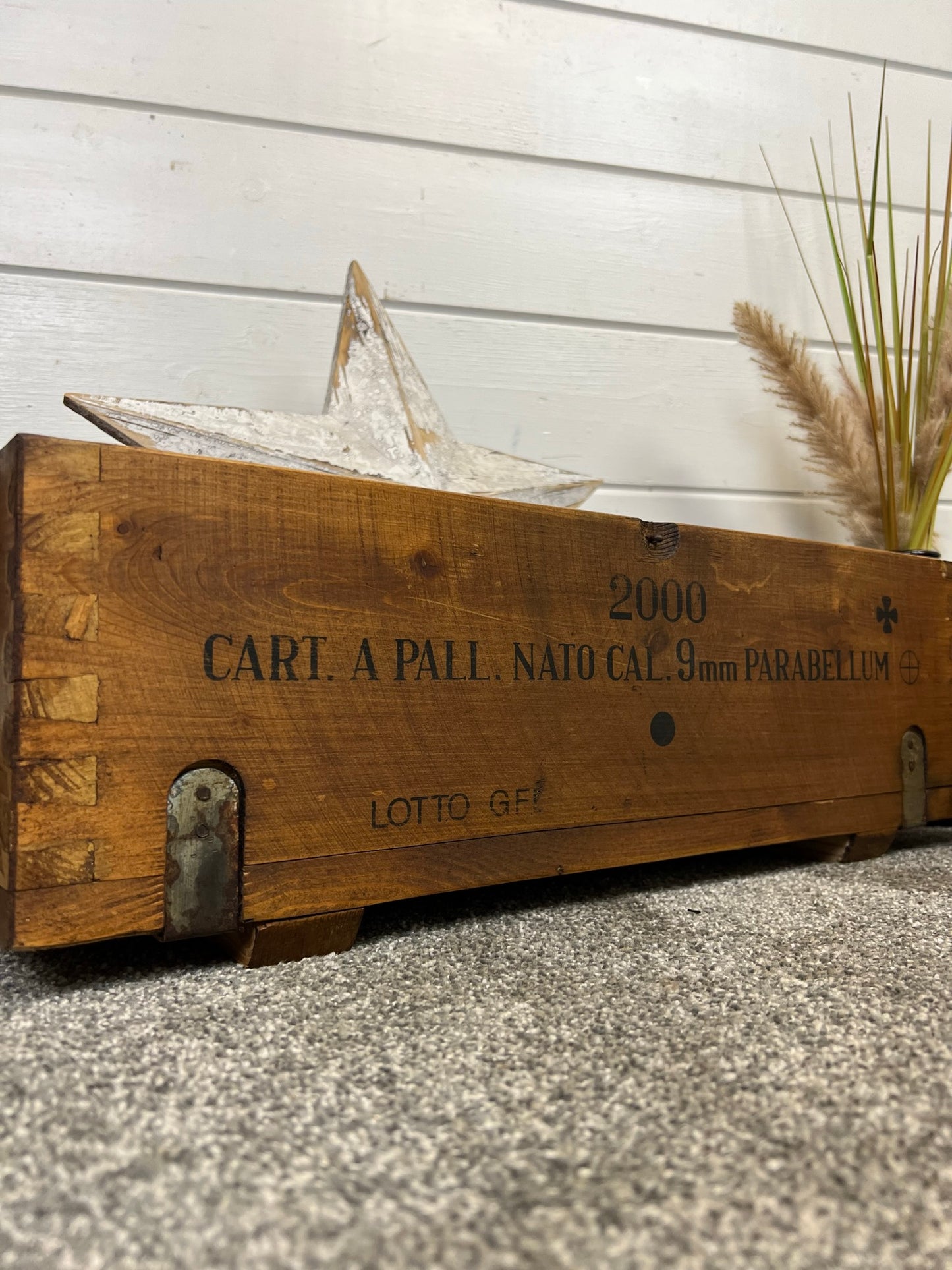 Wooden Reclaimed Industrial Crate Box Vintage Rustic Farmhouse Home Decor Storage Keepsake