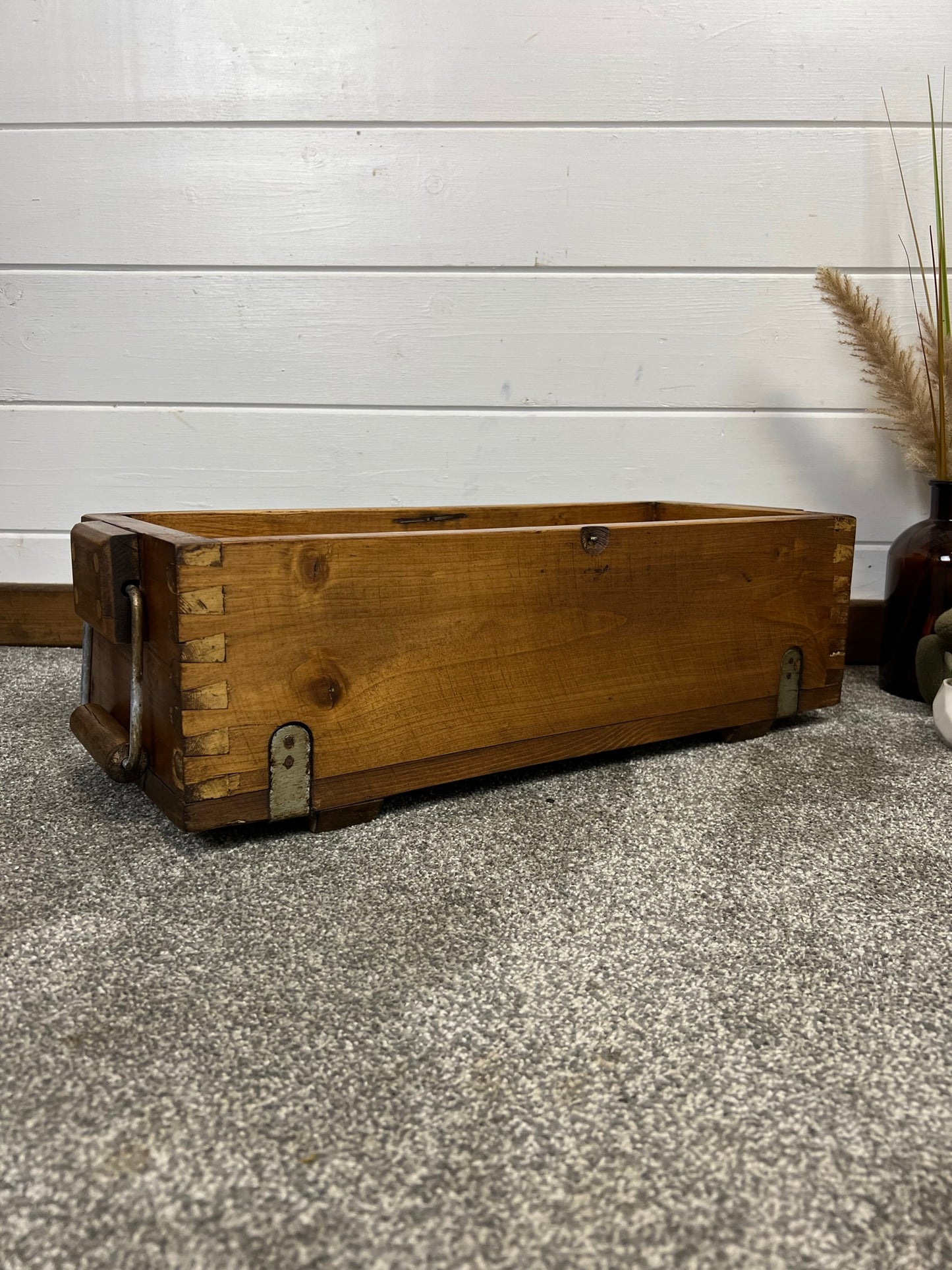 Wooden Reclaimed Industrial Crate Box Vintage Rustic Farmhouse Home Decor Storage Keepsake
