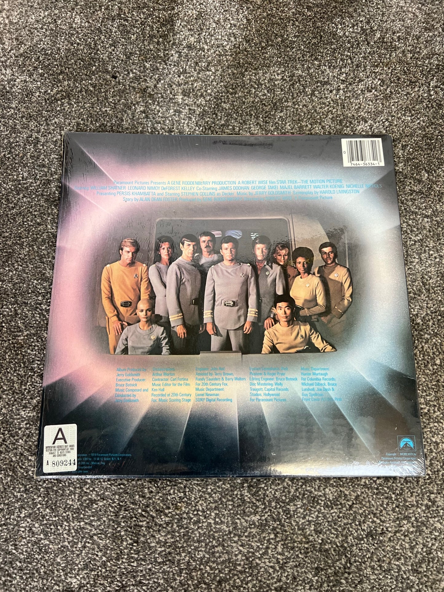 Star Trek The Motion Picture Soundtrack Vinyl Record LP JS 36334 Columbia Records 1979 Record Sale