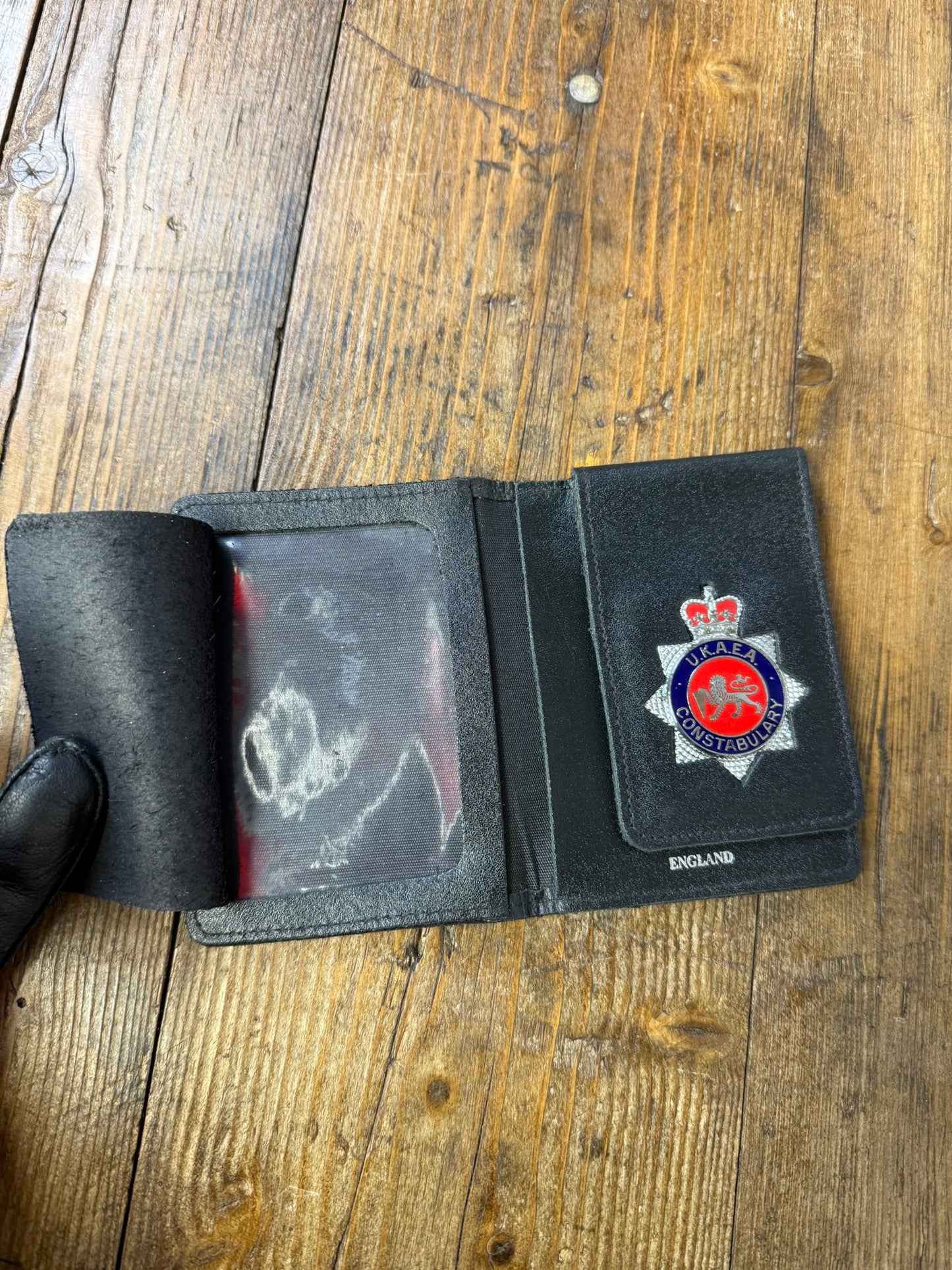Obsolete UKAEA Constabulary Police Wallet Collectible Memorabilia