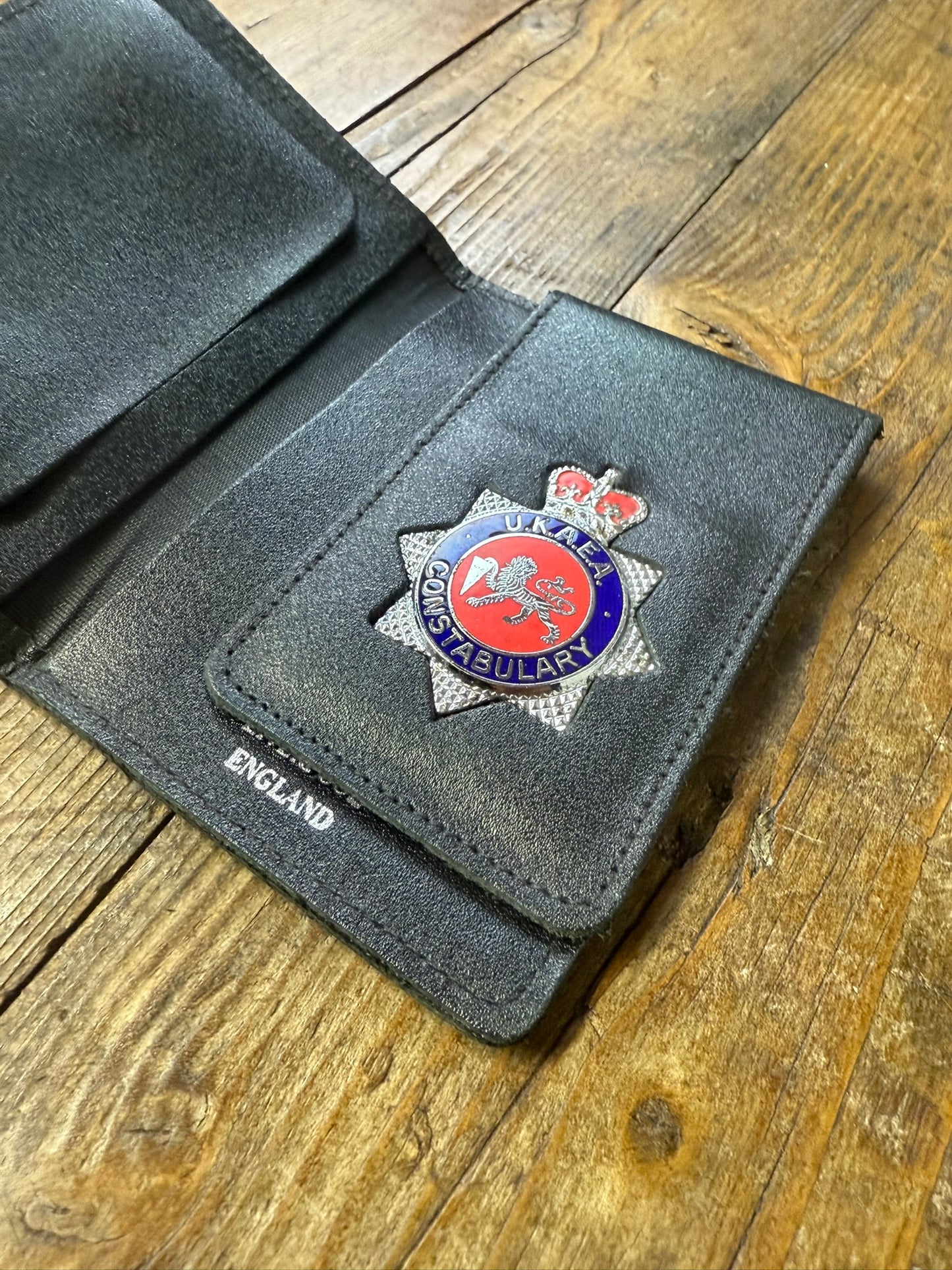 Obsolete UKAEA Constabulary Police Wallet Collectible Memorabilia