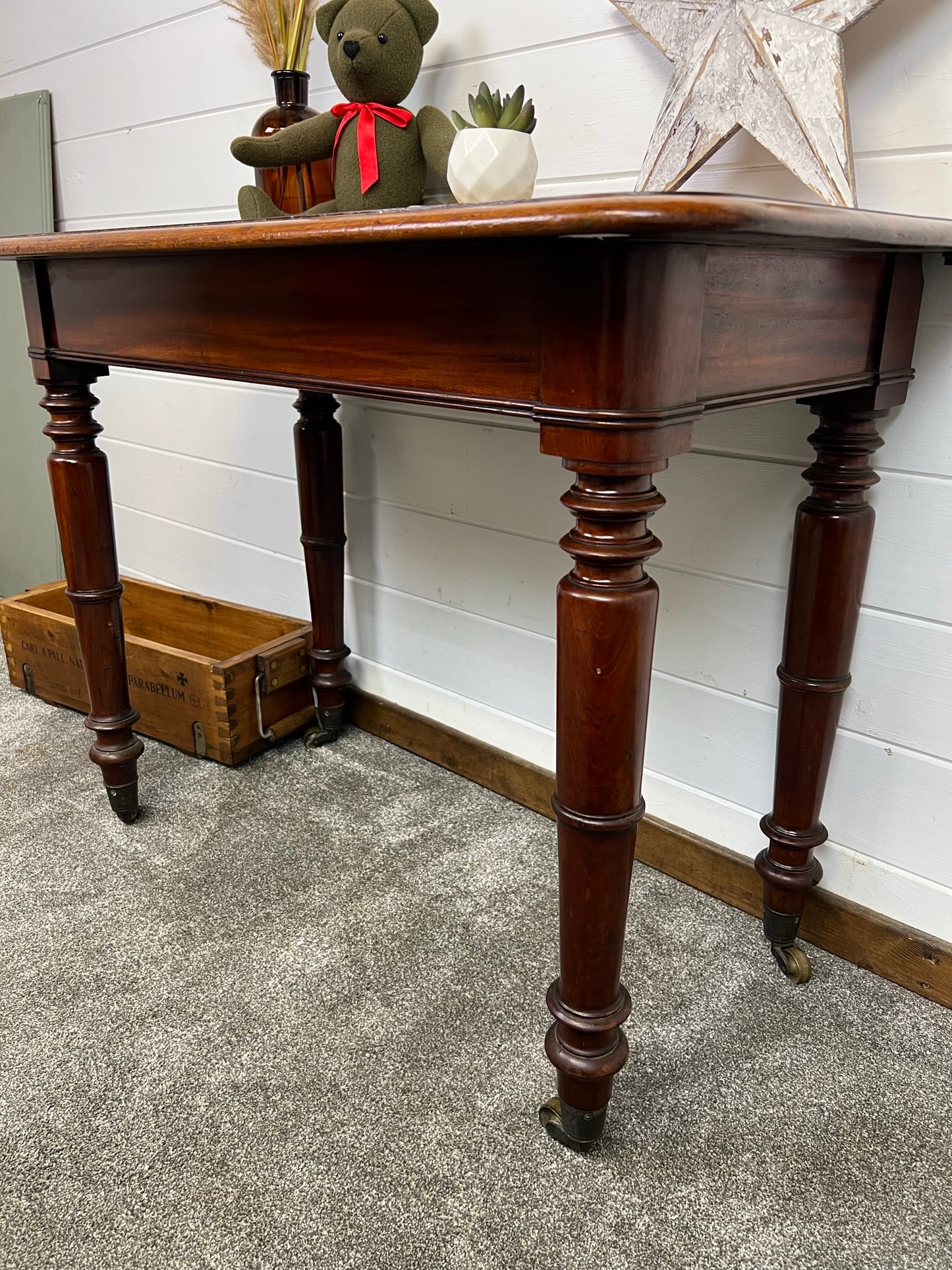 Vintage Hallway Console Table Side Table Country Home Mahogany