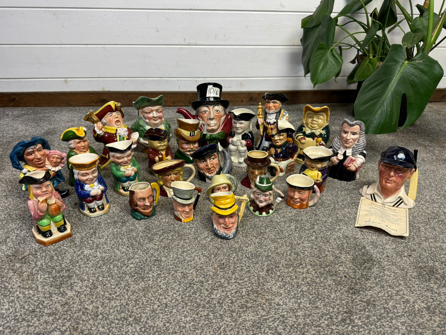 26x Vintage Toby Jugs Job Lot Pub Tavern Decor Character Jug Home Decor