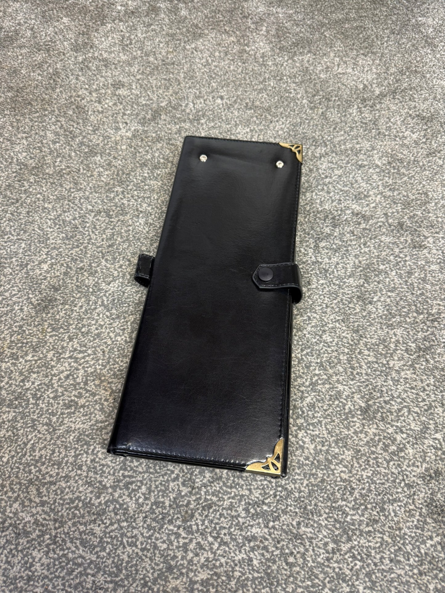 Ex Police Traffic Officers Leather Folding Document Wallet Folder Collectors Display Film