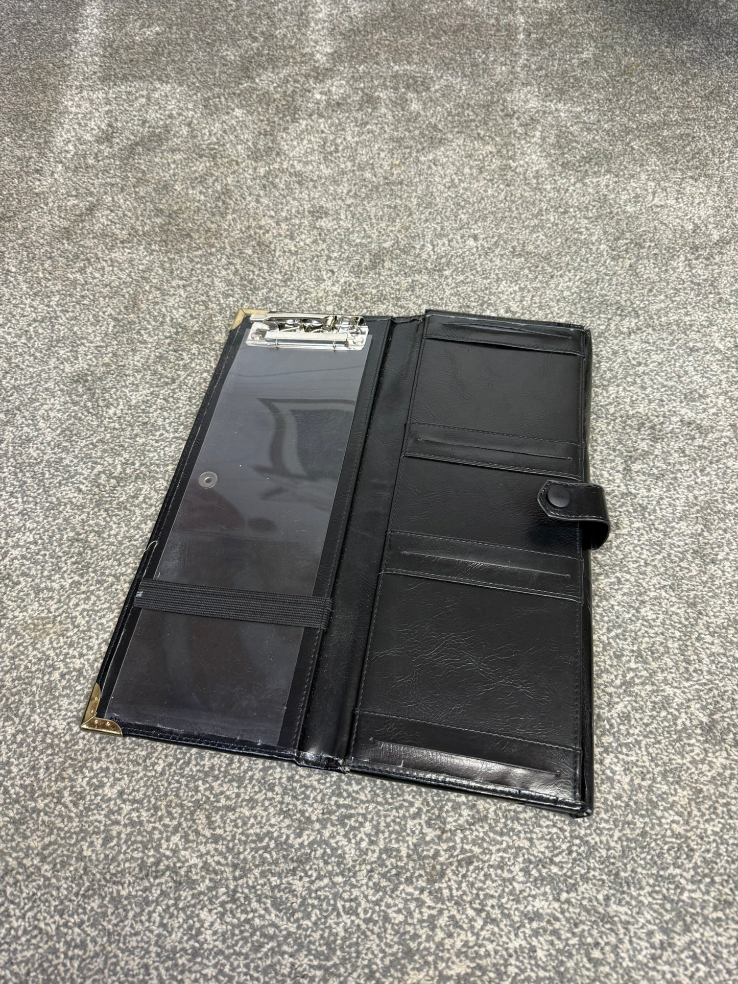 Ex Police Traffic Officers Leather Folding Document Wallet Folder Collectors Display Film