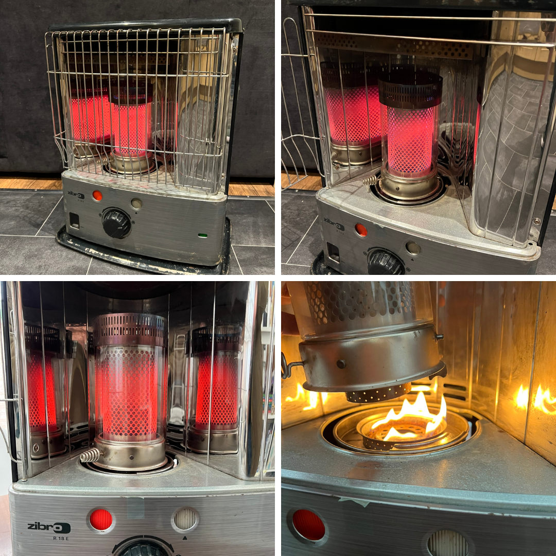 ZIBRO R18E Paraffin Kerosene Heater Portable Space Heater Office Workshop Home