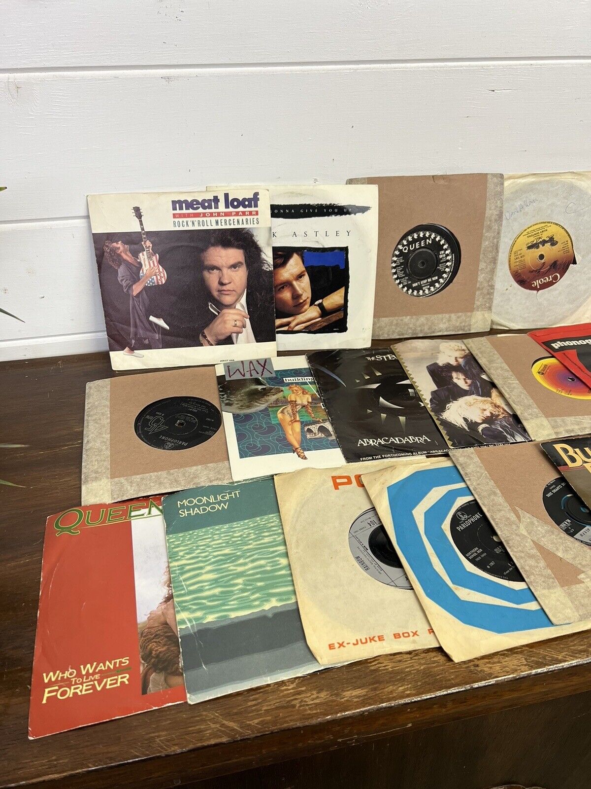 17x Vintage 7" Record Bundle Job Lot Retro Vinyl Soundtracks Wall Art Display