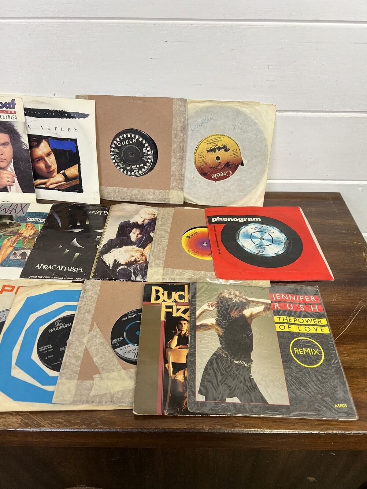 17x Vintage 7" Record Bundle Job Lot Retro Vinyl Soundtracks Wall Art Display