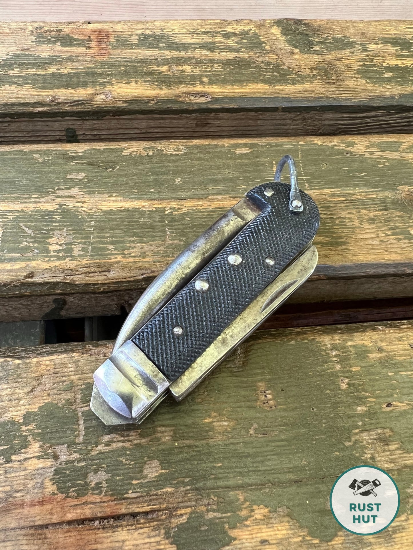 Vintage Army Folding Jack Knife Clasp Knife Military Survival Pen Knife